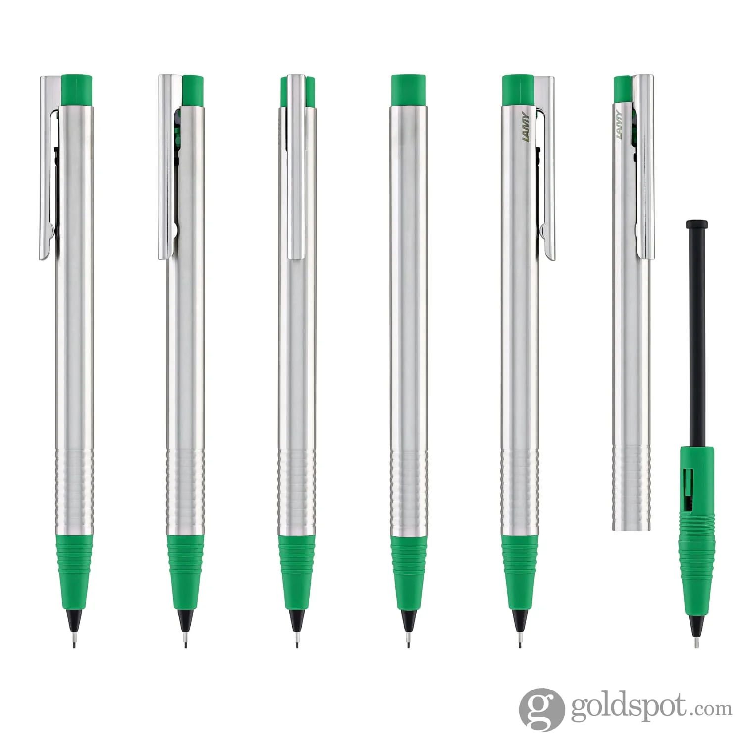 Lamy Logo Mechanical Pencil in Green with Stainless Steel - 0.5mm - Image 6