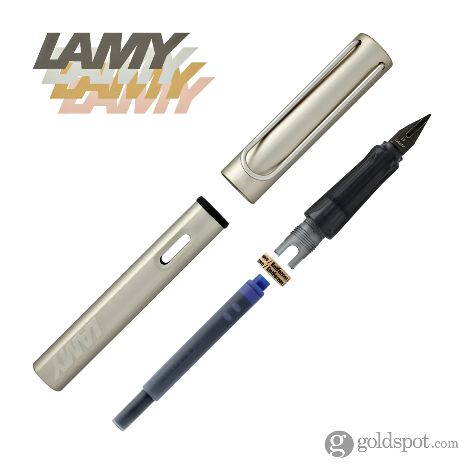 Lamy LX Fountain Pen in Palladium - Image 7