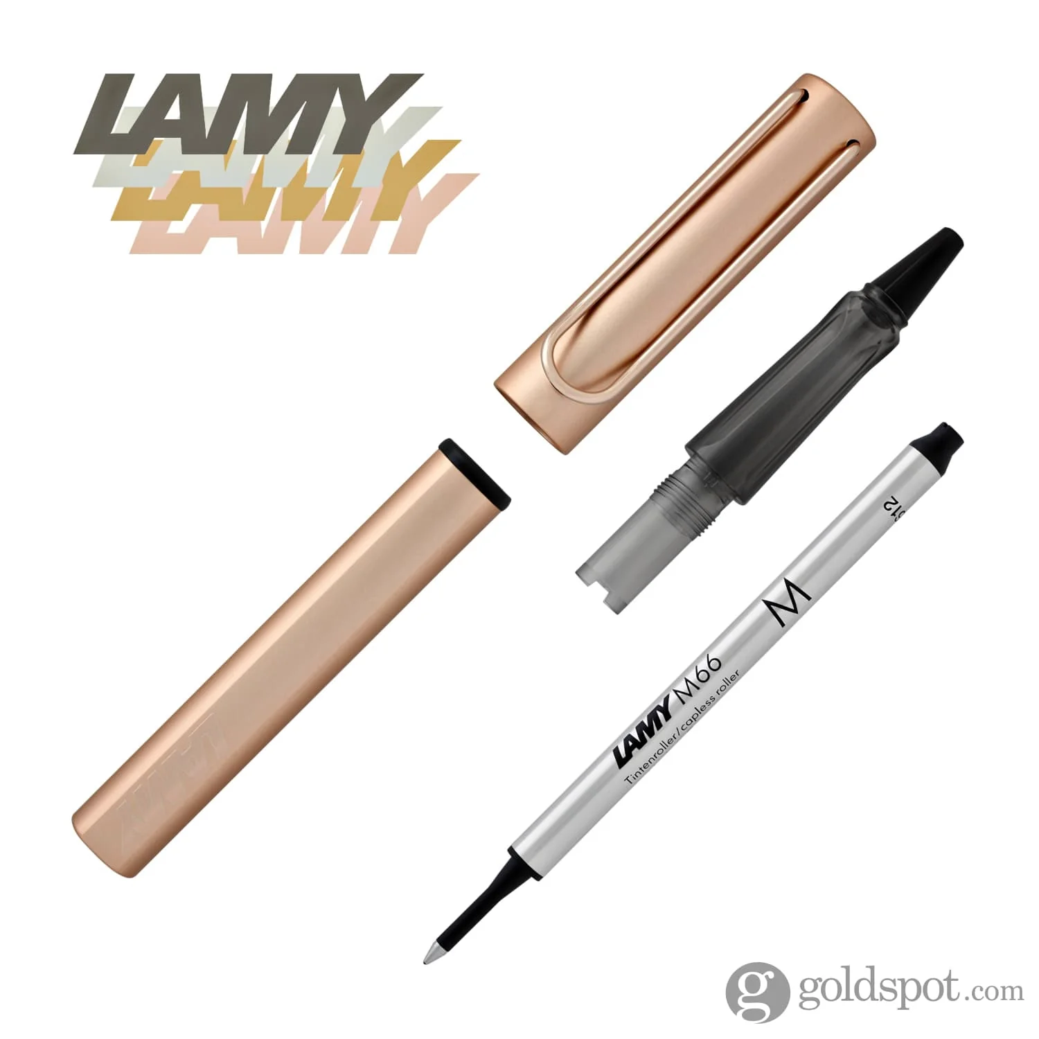 Lamy LX Rollerball Pen in Rose Gold - Image 7