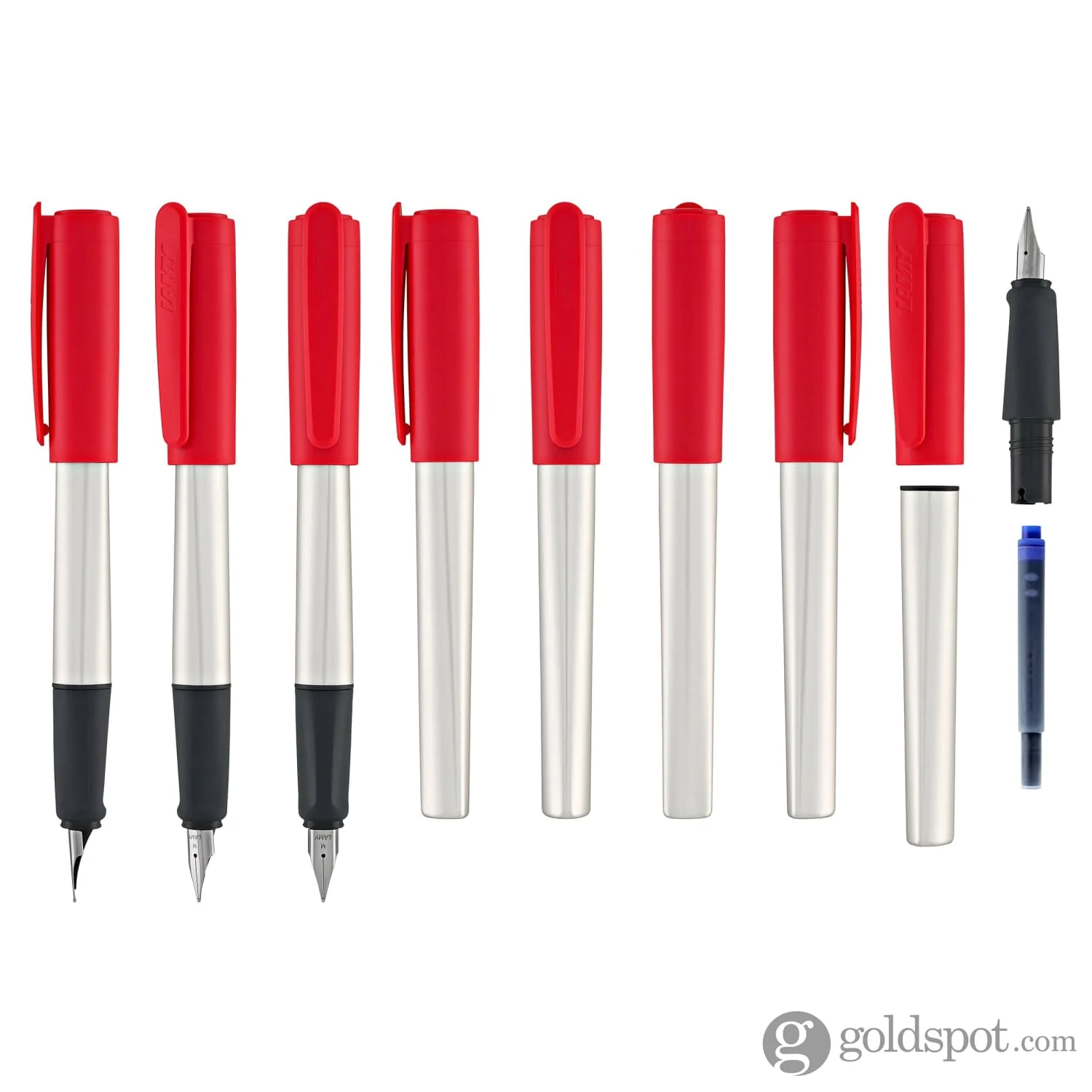 Lamy Nexx Fountain Pen in Crimson - Image 8