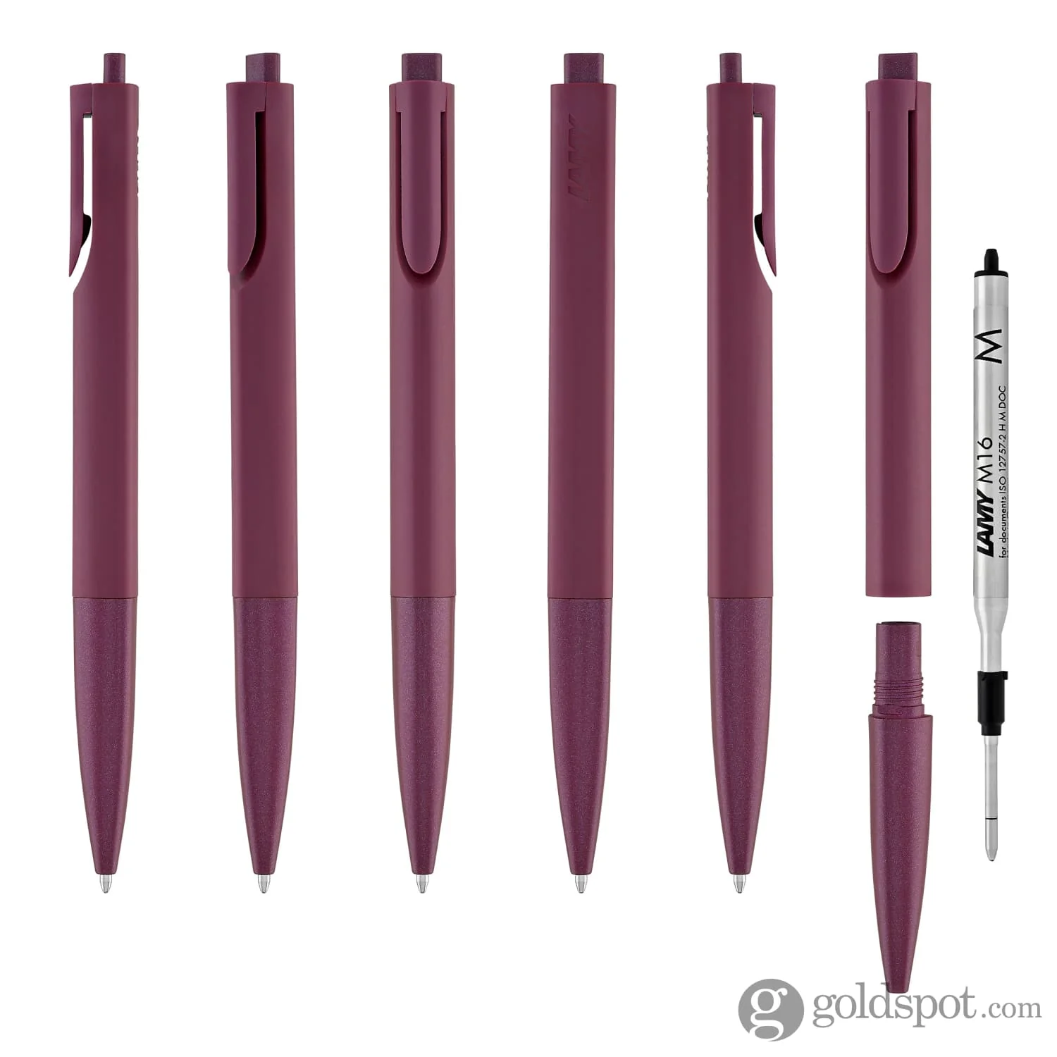Lamy Noto Ballpoint Pen in Burgundy - Image 6