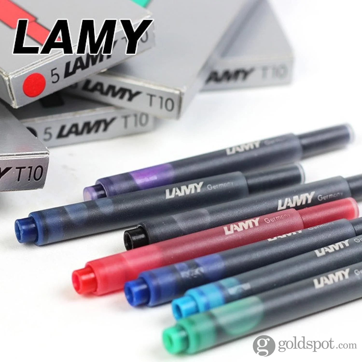 Lamy Fountain Ink Cartridges in Assorted Colors - 7 Sets of 5 - Image 3