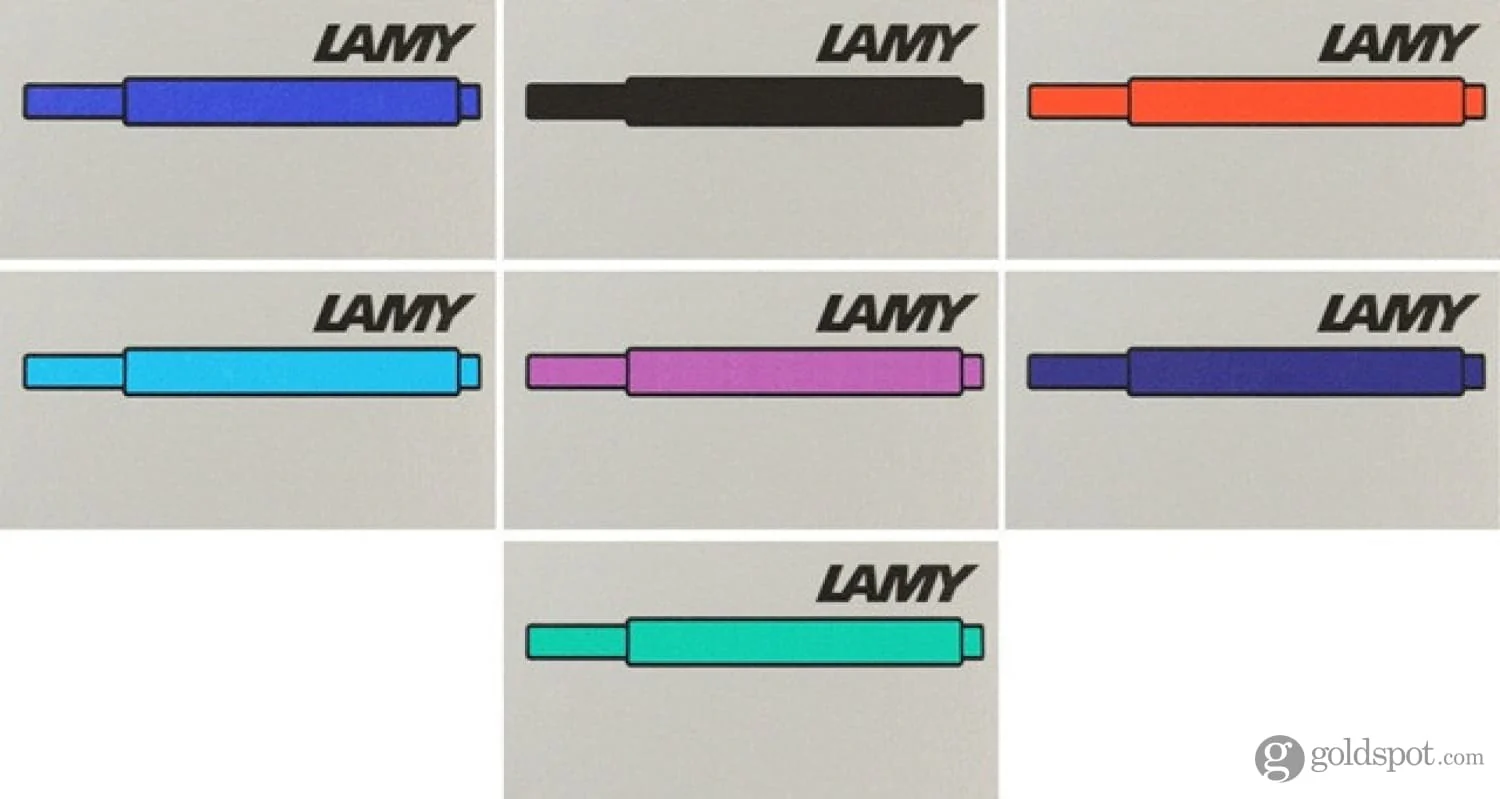Lamy Fountain Ink Cartridges in Assorted Colors - 7 Sets of 5 - Image 4