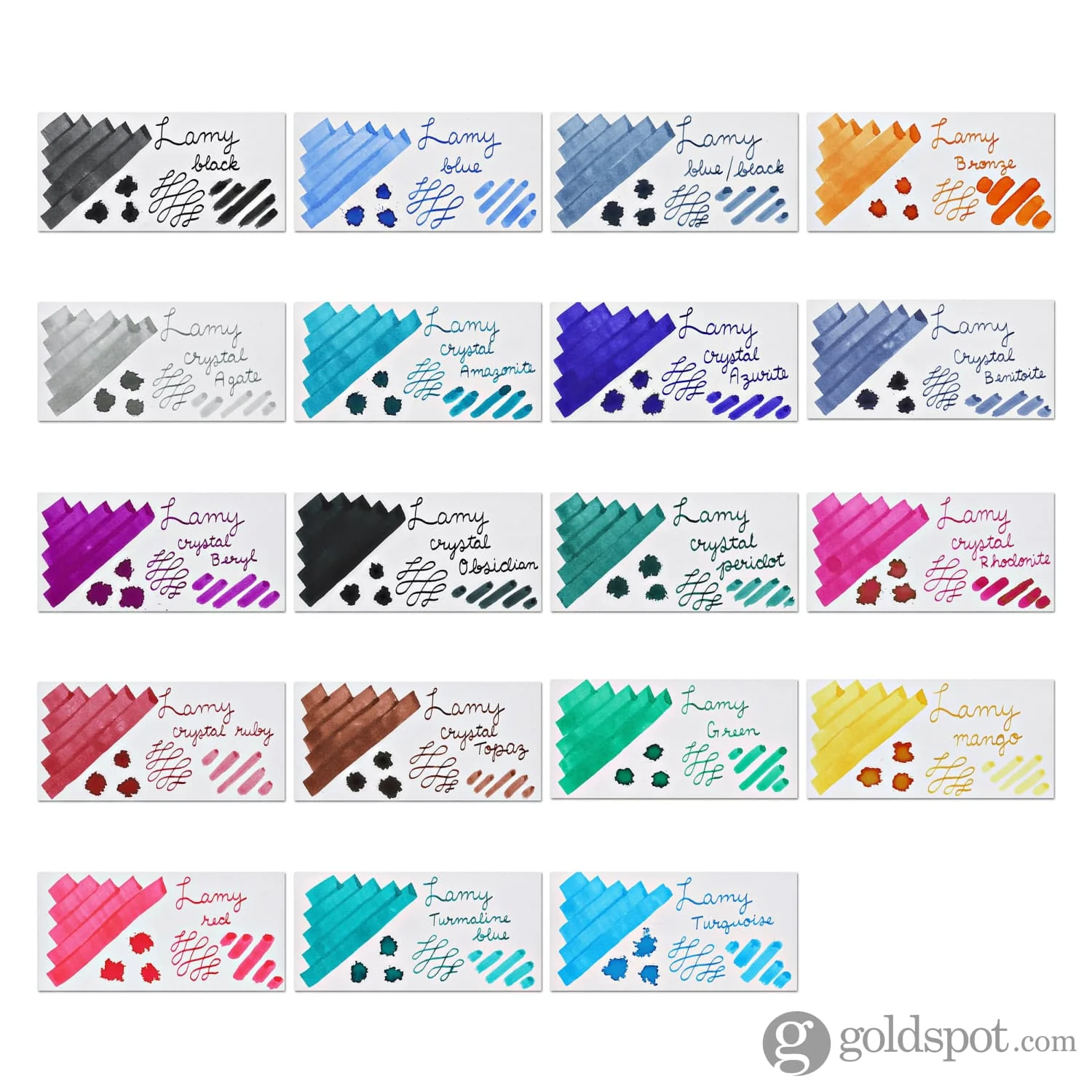 Lamy Bottled Ink in Green with Blotting Paper - 50 mL - Image 3