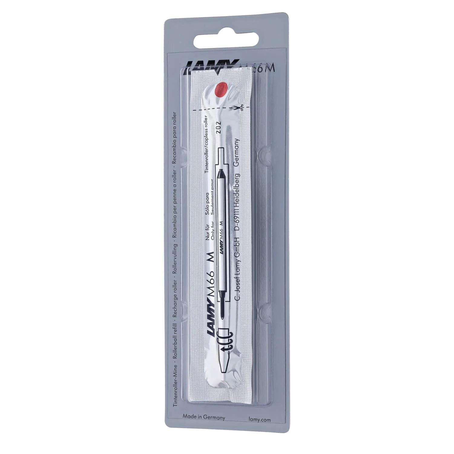 Lamy M66 Rollerball Refill in Red