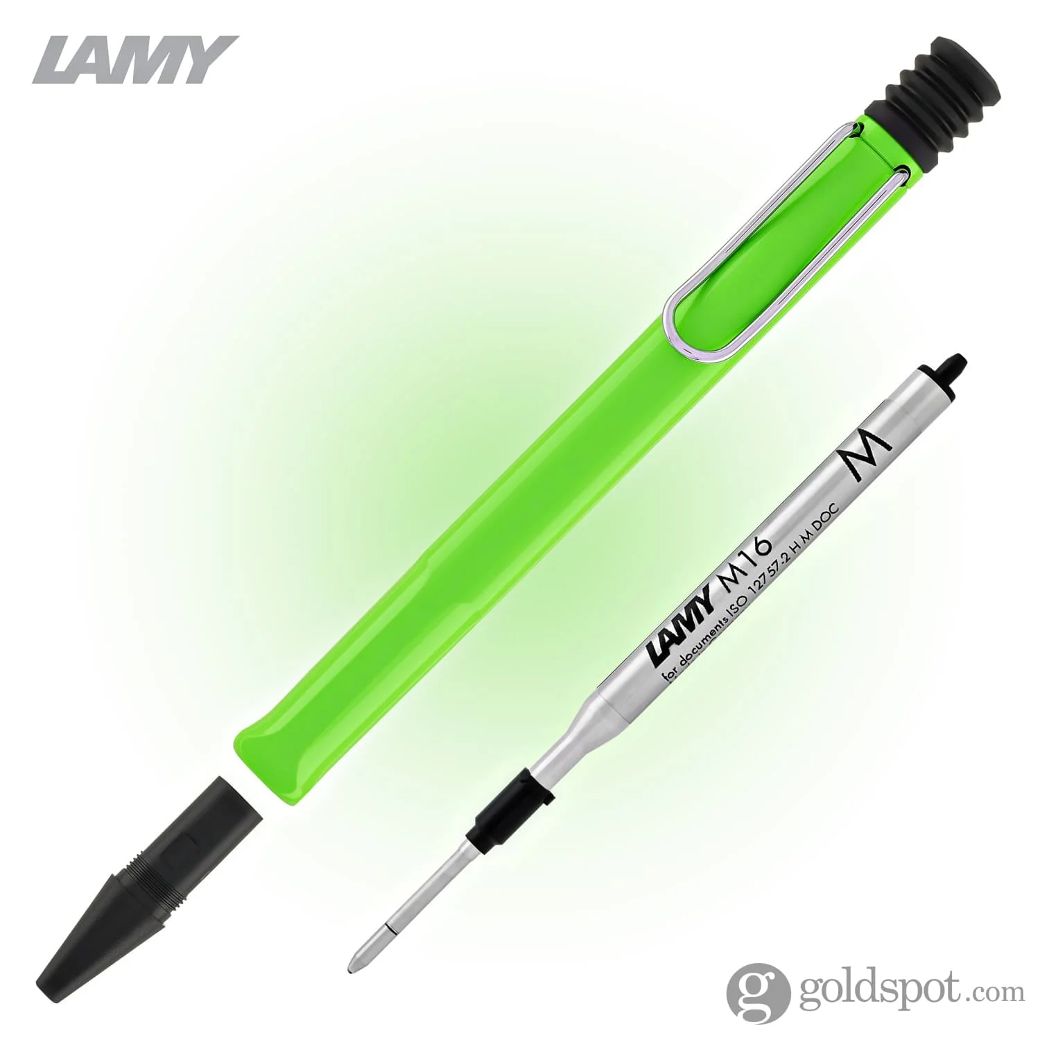 Lamy Safari Ballpoint Pen in Apple Green - Image 6