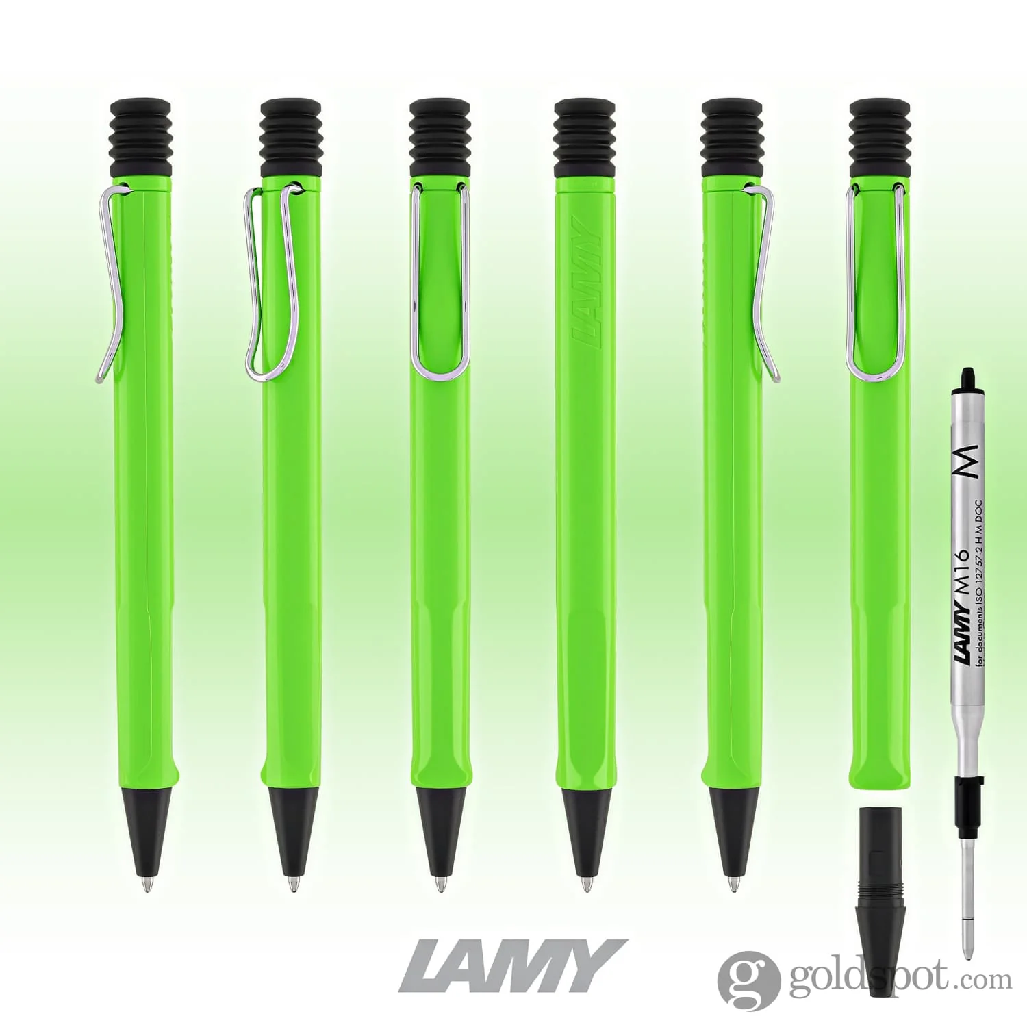 Lamy Safari Ballpoint Pen in Apple Green - Image 7