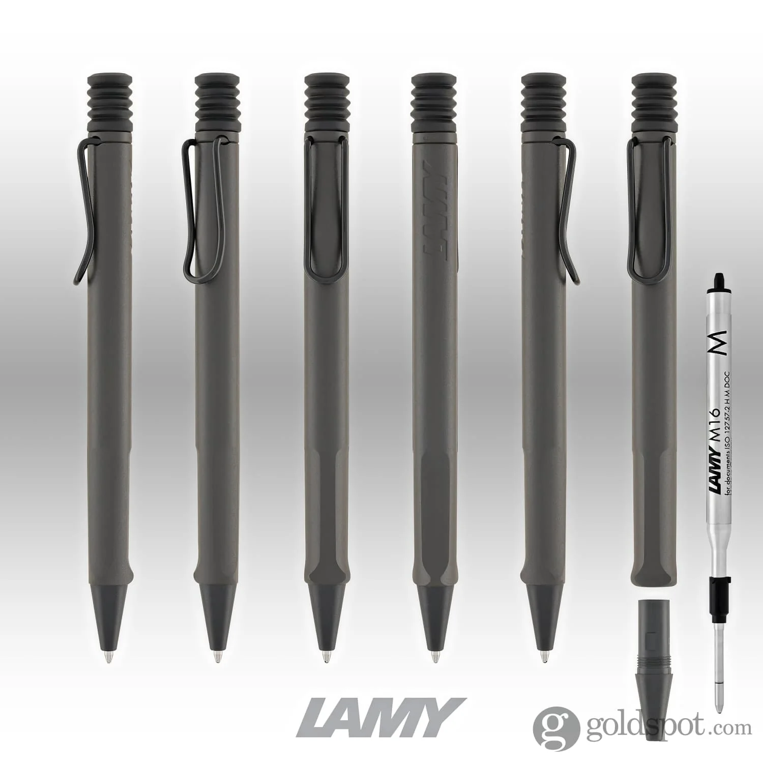 Lamy Safari Ballpoint Pen in Charcoal Black - Image 7