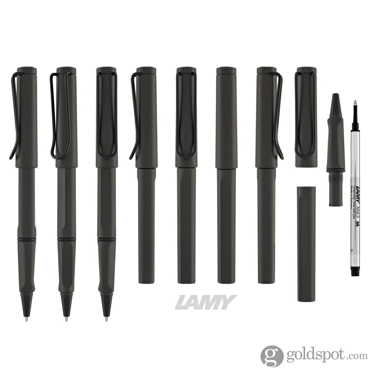 Lamy Safari Rollerball Pen in Charcoal Black - Image 8