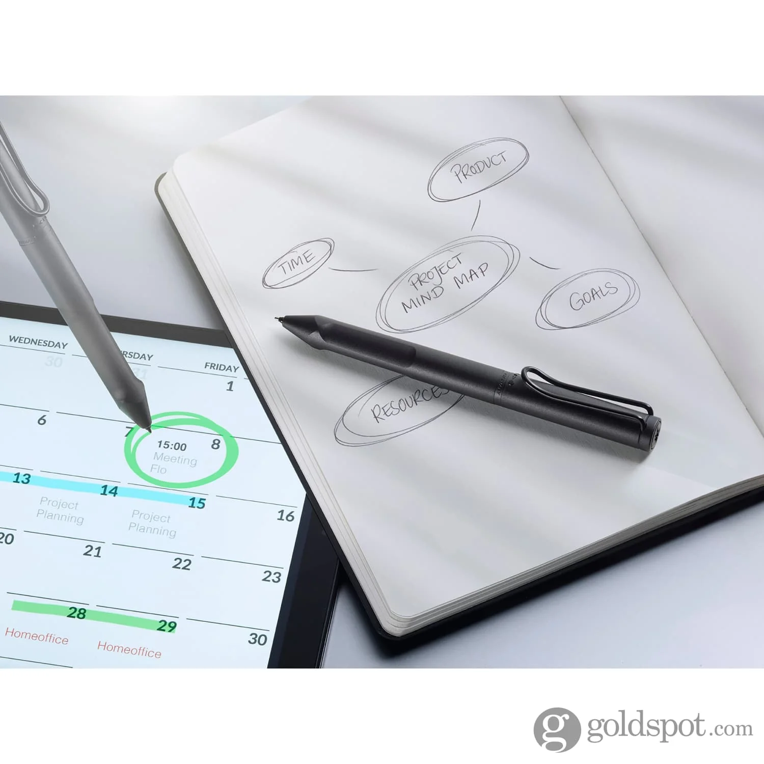 Lamy Safari EMR Twinpen Digital Writing Ballpoint Pen in All Black - PC/EL - Image 12