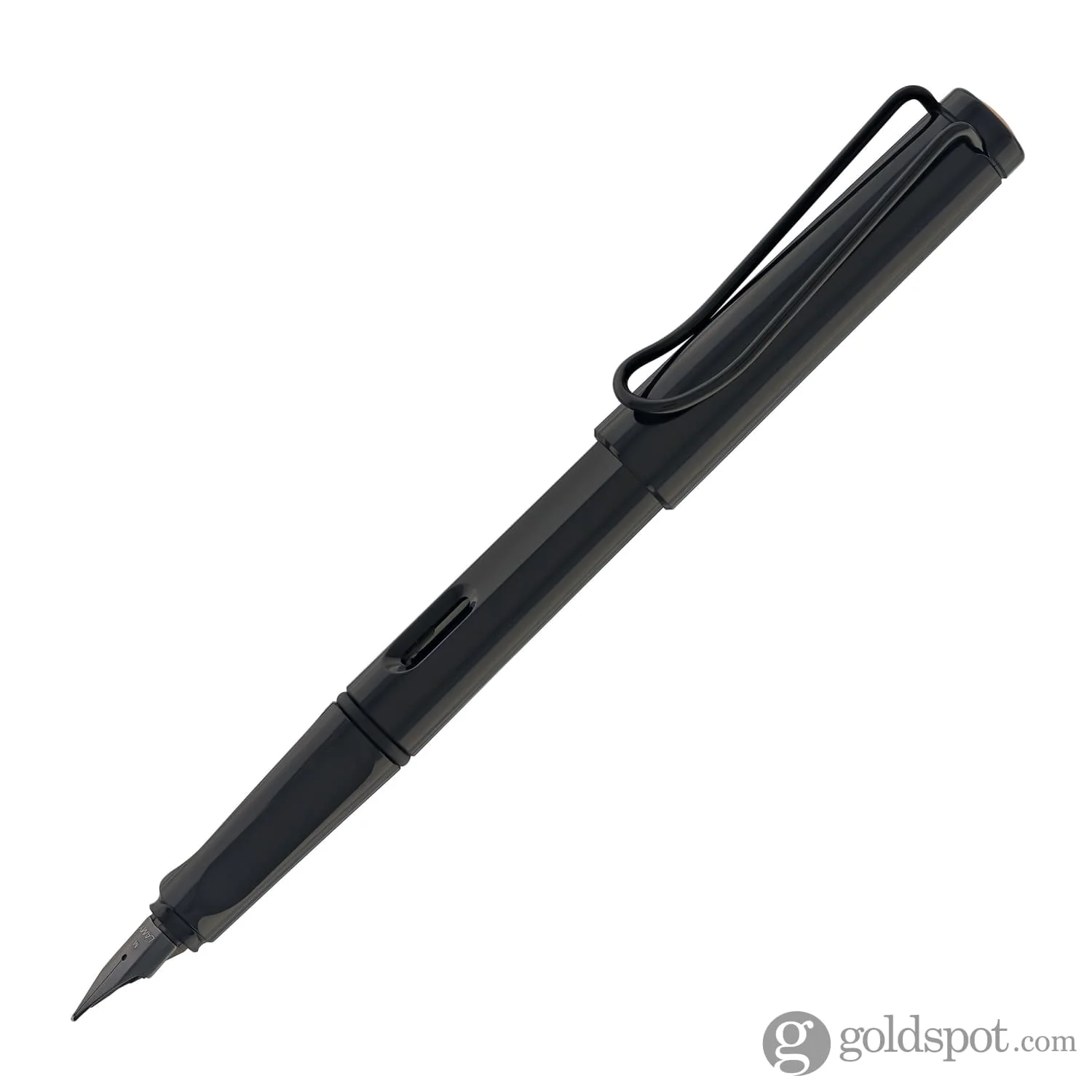 Lamy Safari Fountain Pen In All Black Multi Ring Set Special Edition - Image 4