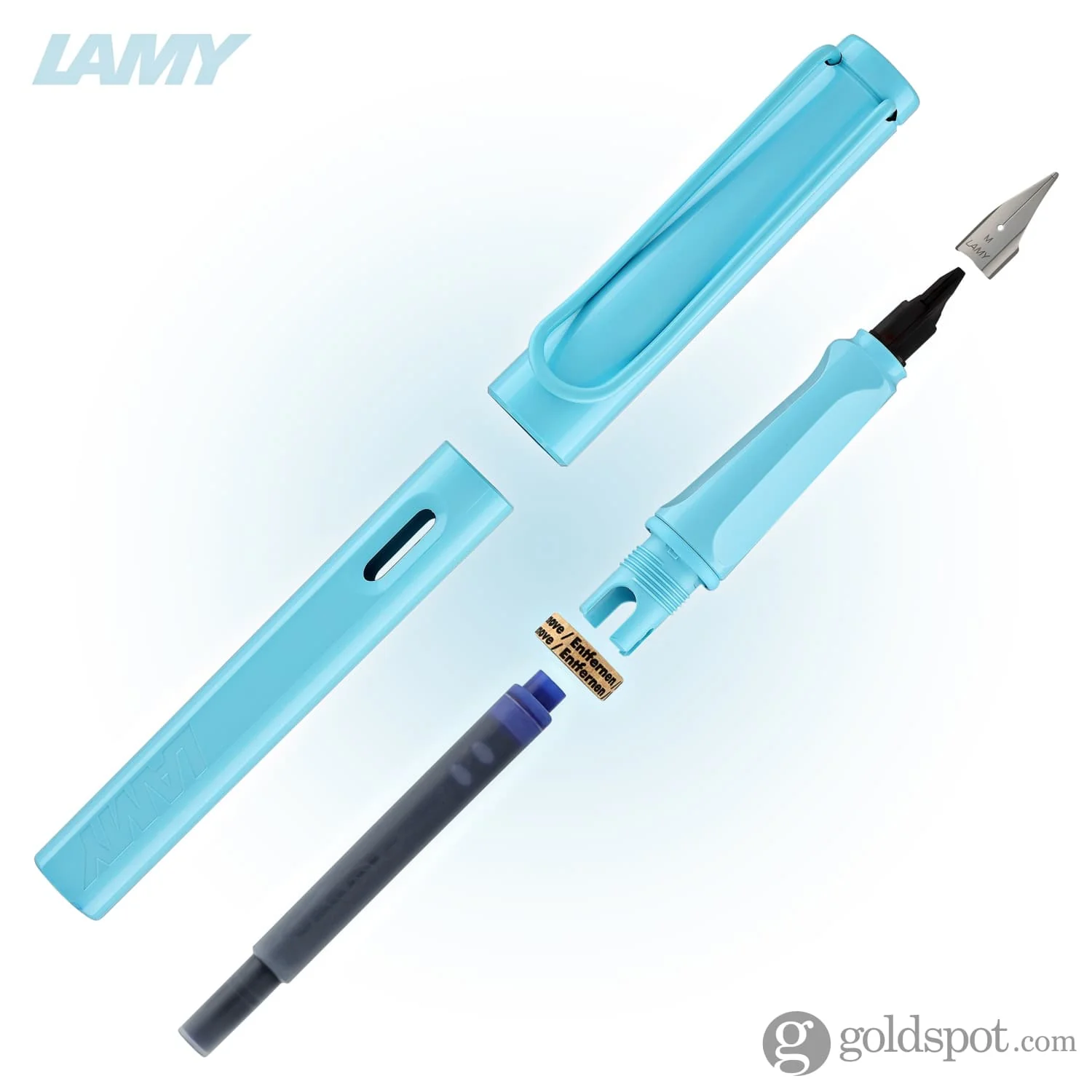 Lamy Safari Fountain Pen in Aqua Sky 2023 Special Edition - Image 7