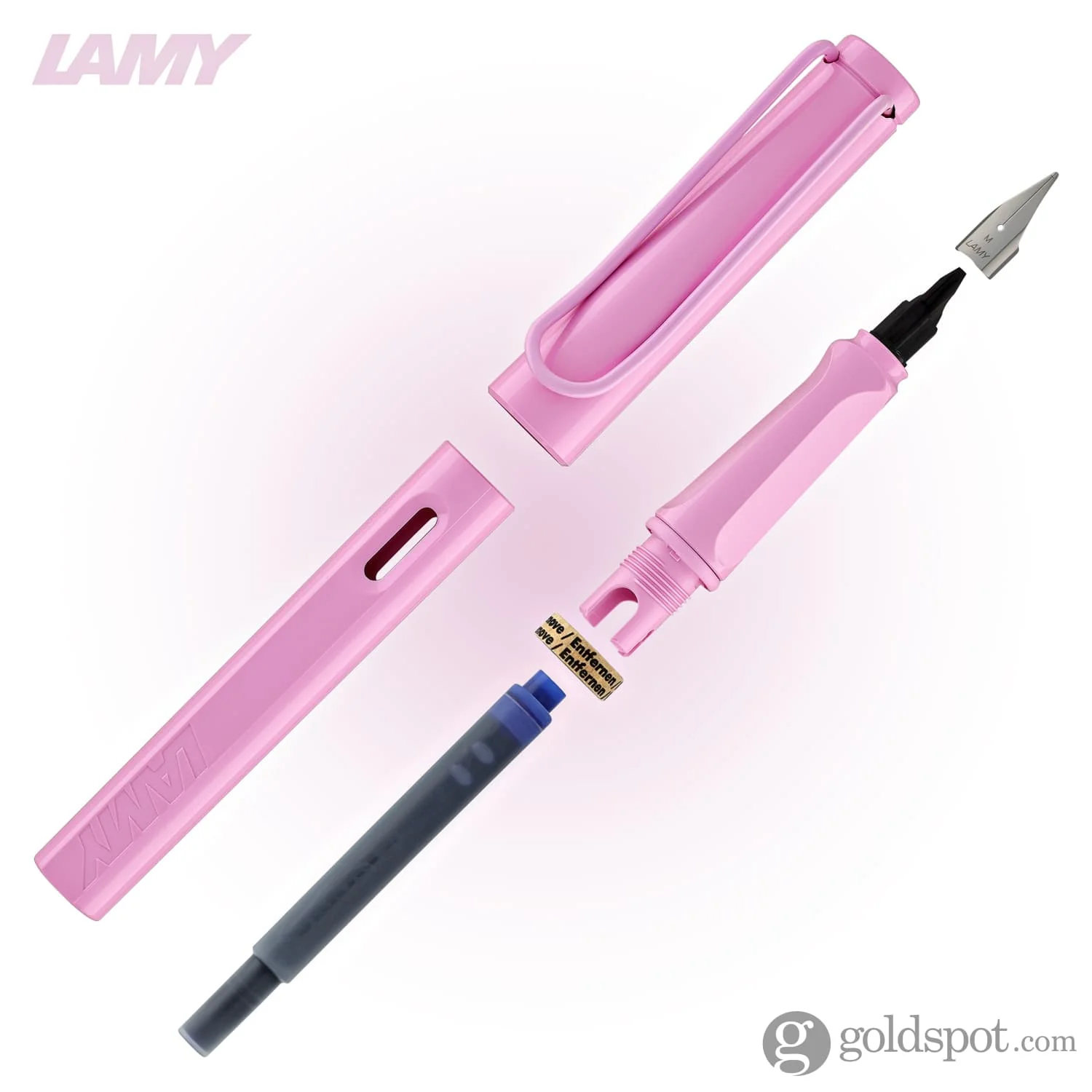 Lamy Safari Fountain Pen in Light Rose 2023 Special Edition - Image 7