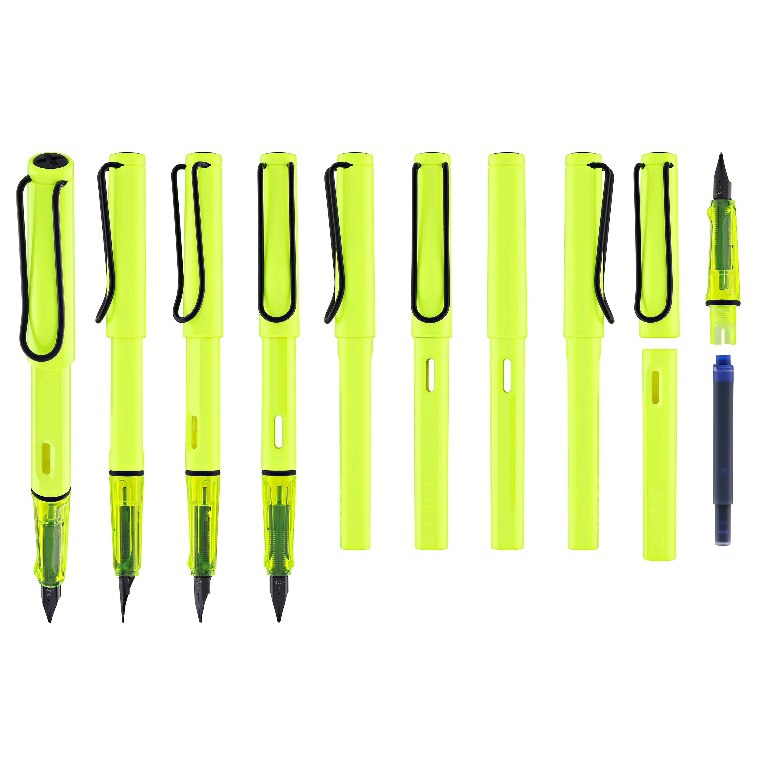 Lamy Safari Fountain Pen in Neon Yellow - Image 9