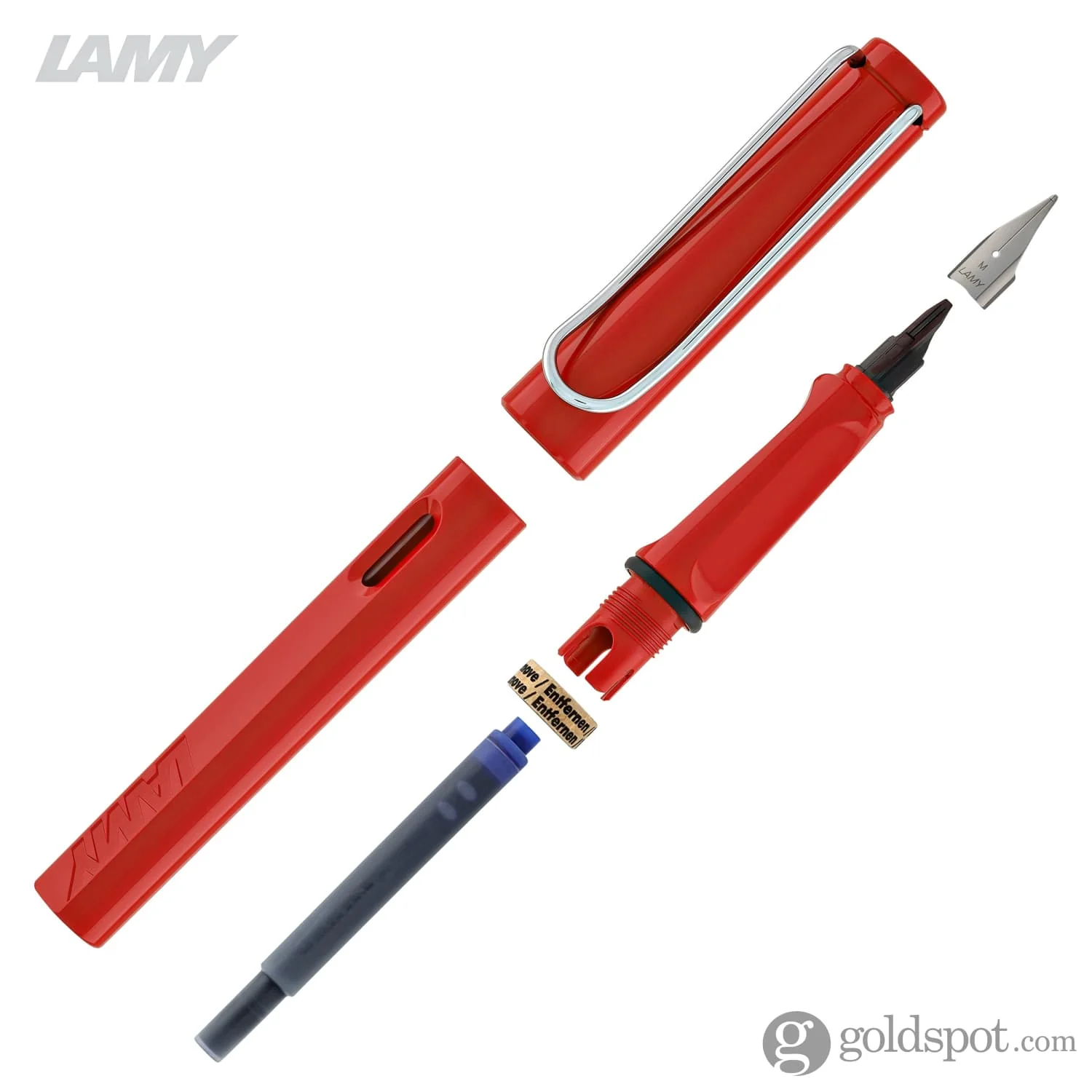 Lamy Safari Fountain Pen in Red - Image 7