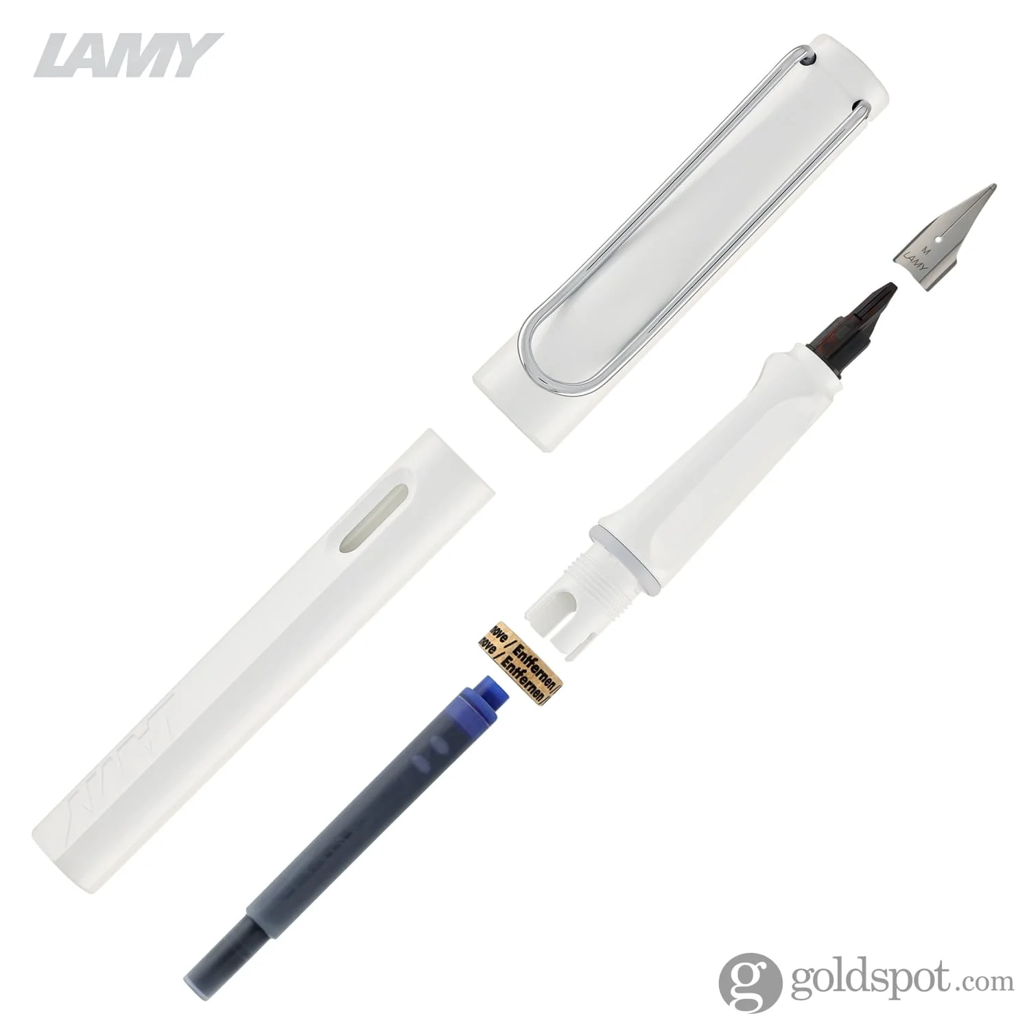 Lamy Safari Fountain Pen in Shiny White - Image 7
