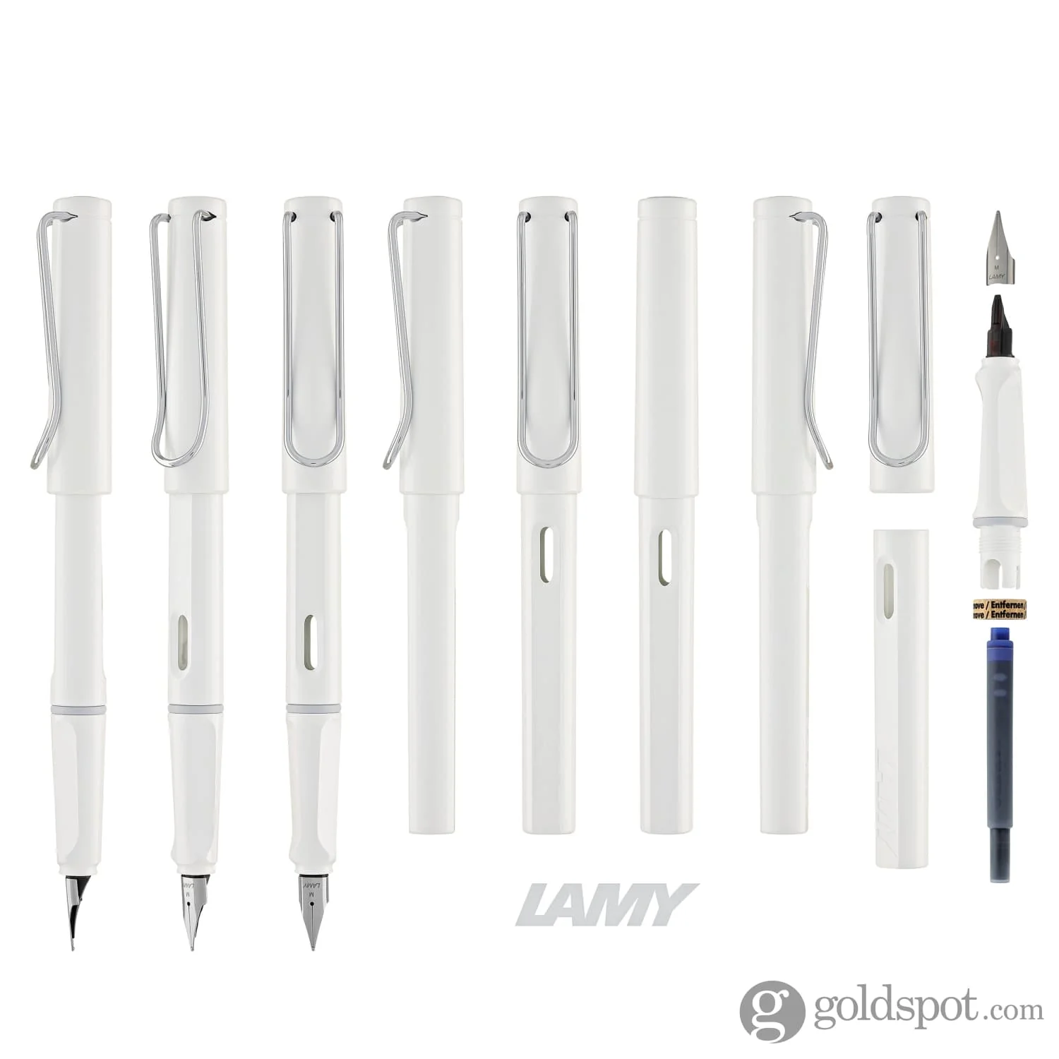 Lamy Safari Fountain Pen in Shiny White - Image 8