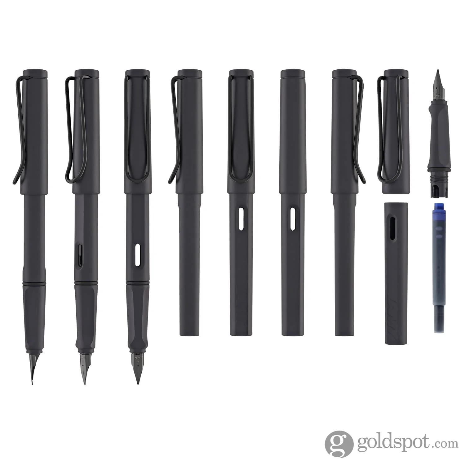 Lamy Safari Fountain Pen in Steel Black - Image 8