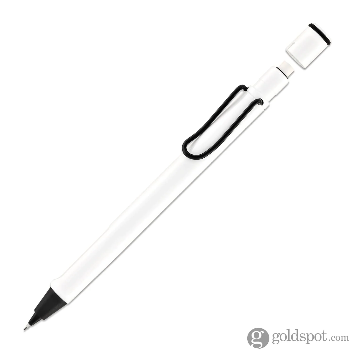 Lamy Safari Mechanical Pencil in White with Black Clip - 0.5mm - Image 2
