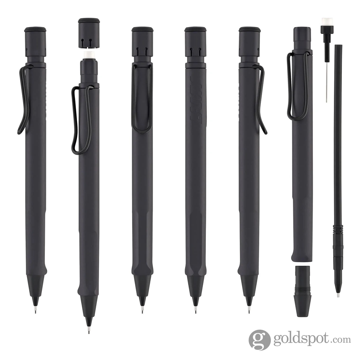 Lamy Safari Mechanical Pencil in Steel Black - 0.5mm - Image 6