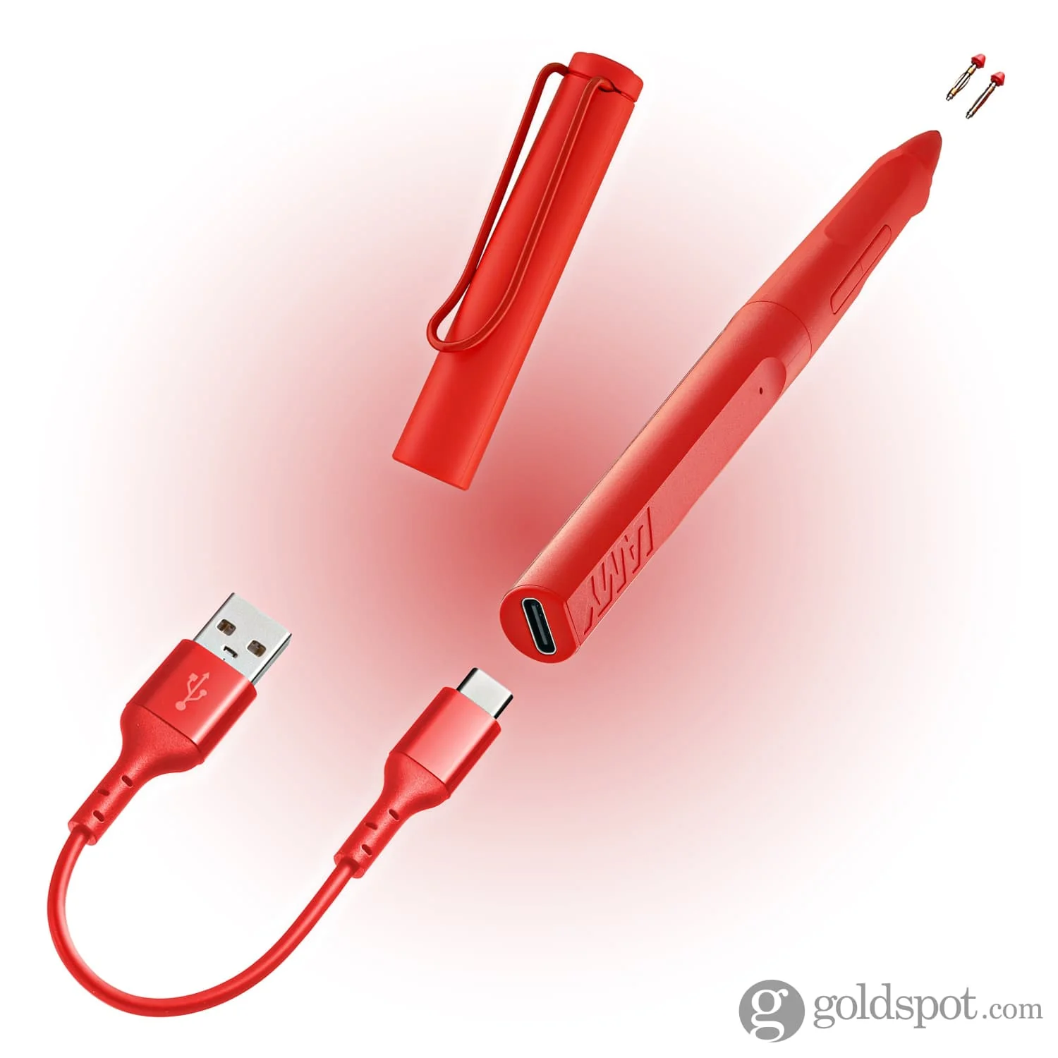 Lamy Safari Note + Stylus Pen in Red Gloss (Apple Ipad Compatible) - Image 8