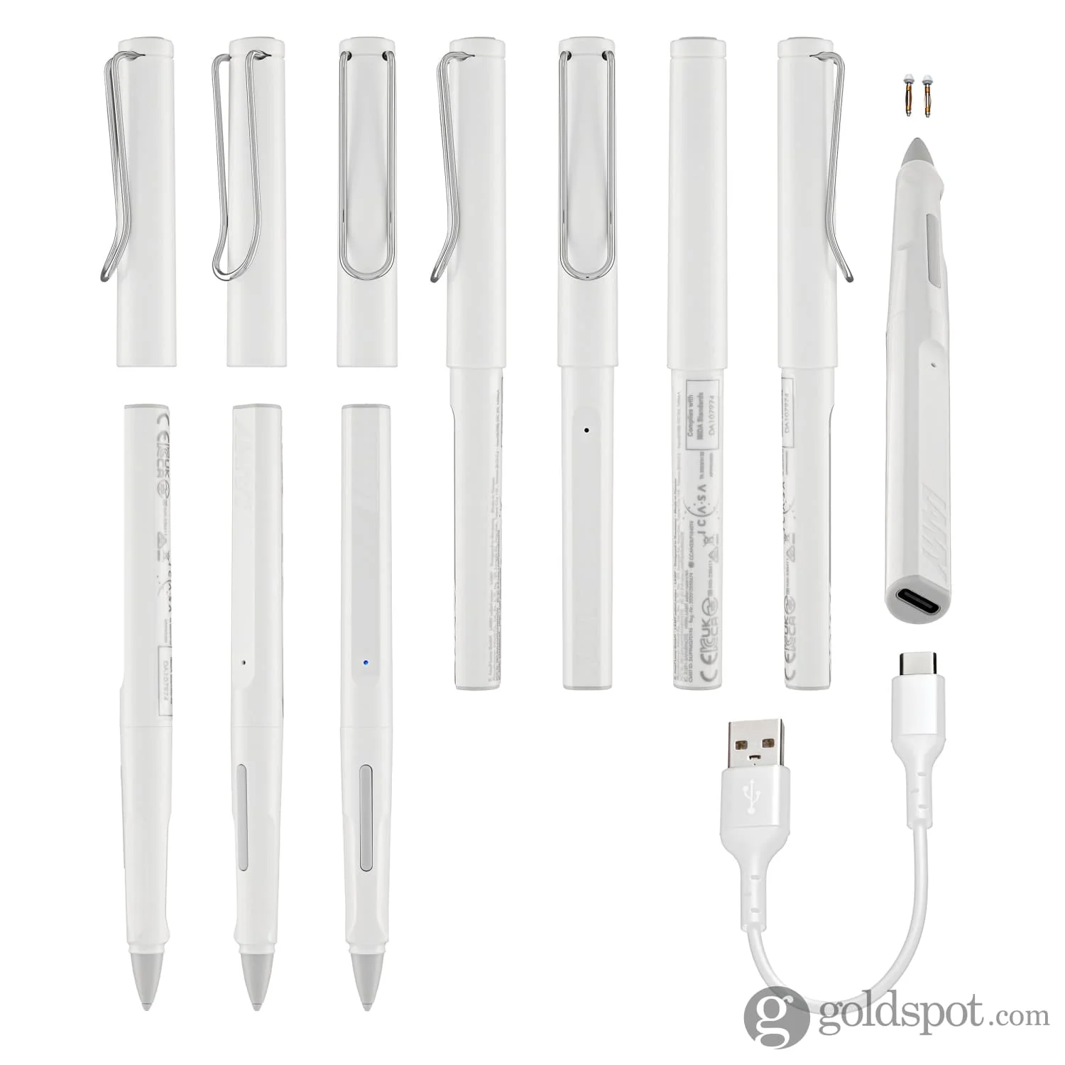 Lamy Safari Note + Stylus Pen in White Gloss (Apple Ipad Compatible) - Image 9