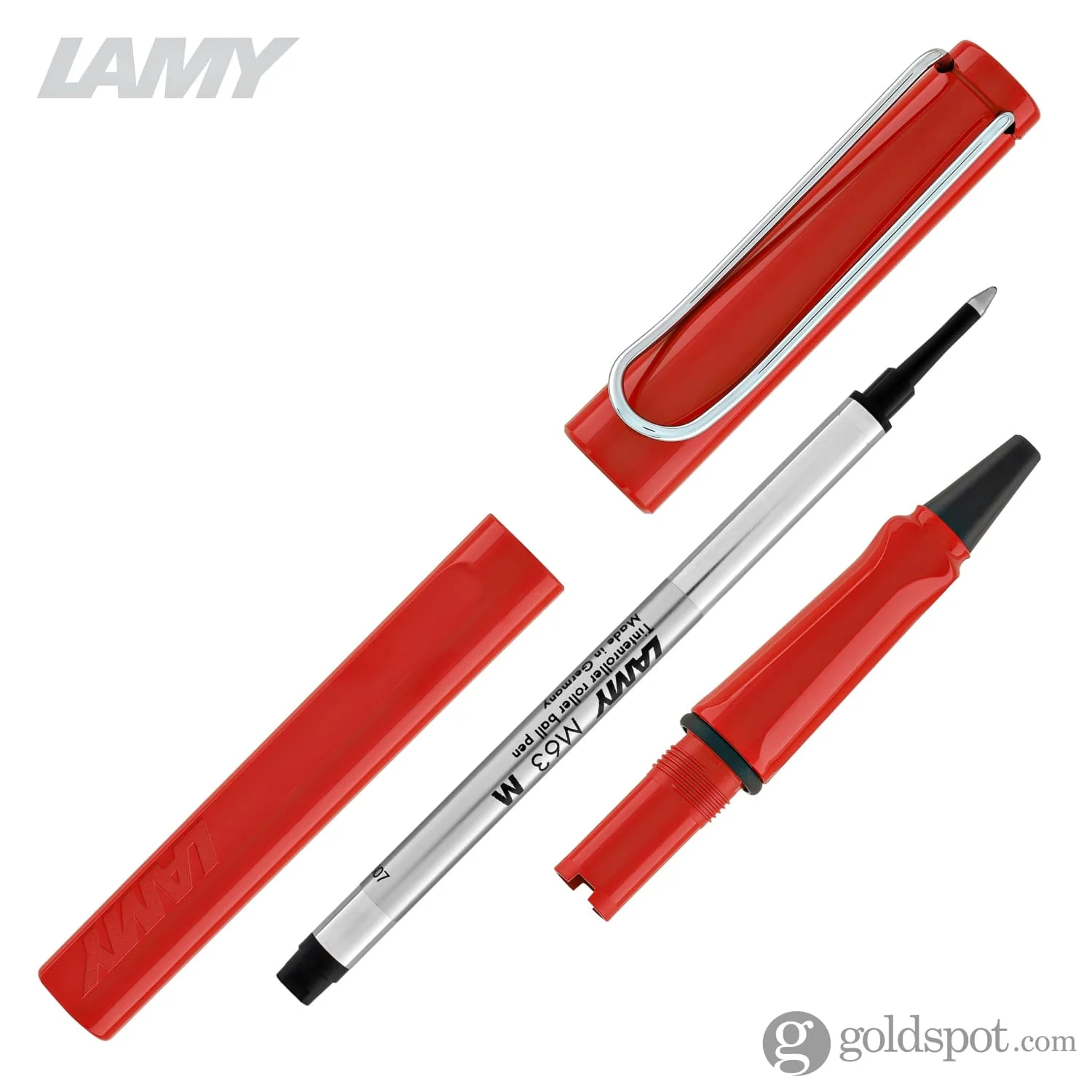 Lamy Safari Rollerball Pen in Red - Image 7