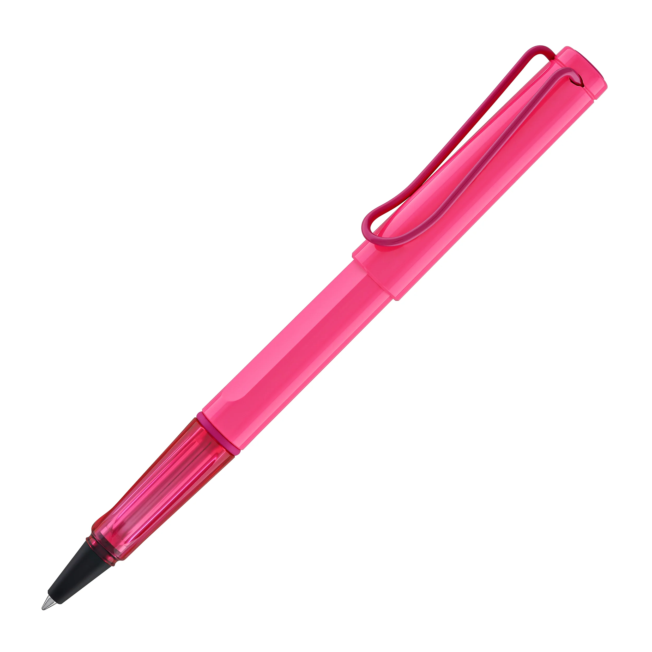 Lamy Safari Rollerball Pen in Neon Pink - Image 4