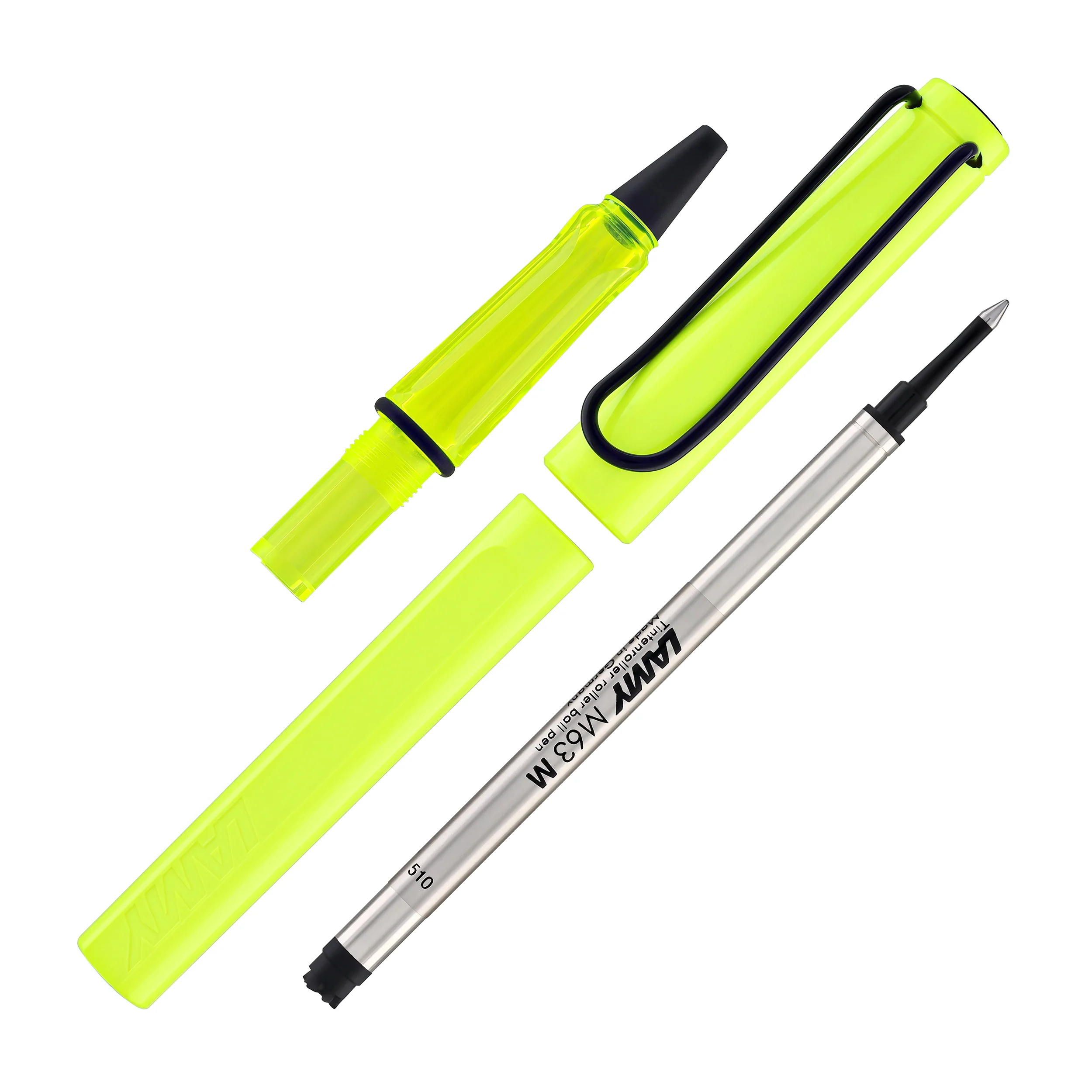 Lamy Safari Rollerball Pen in Neon Yellow - Image 8
