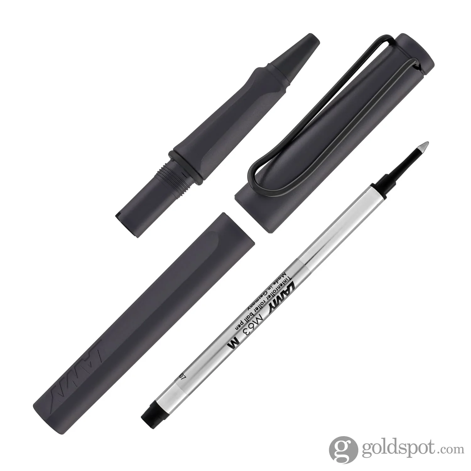 Lamy Safari Rollerball Pen in Steel Black - Image 7