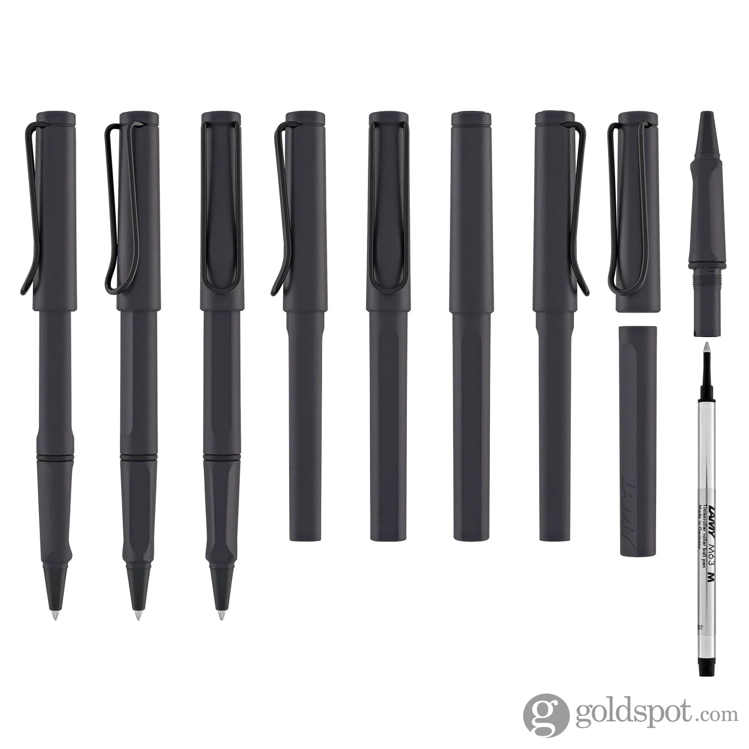 Lamy Safari Rollerball Pen in Steel Black - Image 8