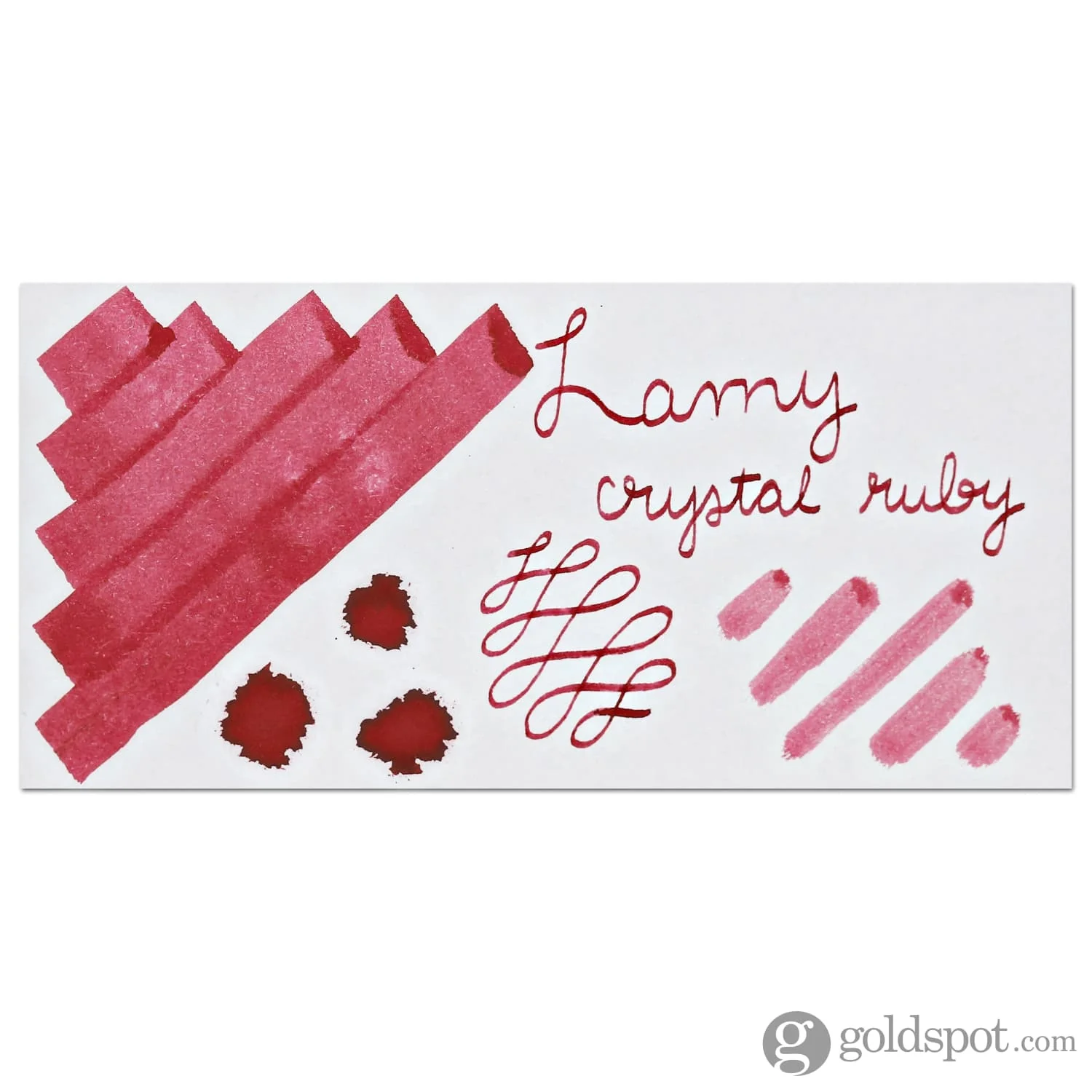 Lamy T53 Crystal Bottled Ink in Ruby - 30 mL - Image 2