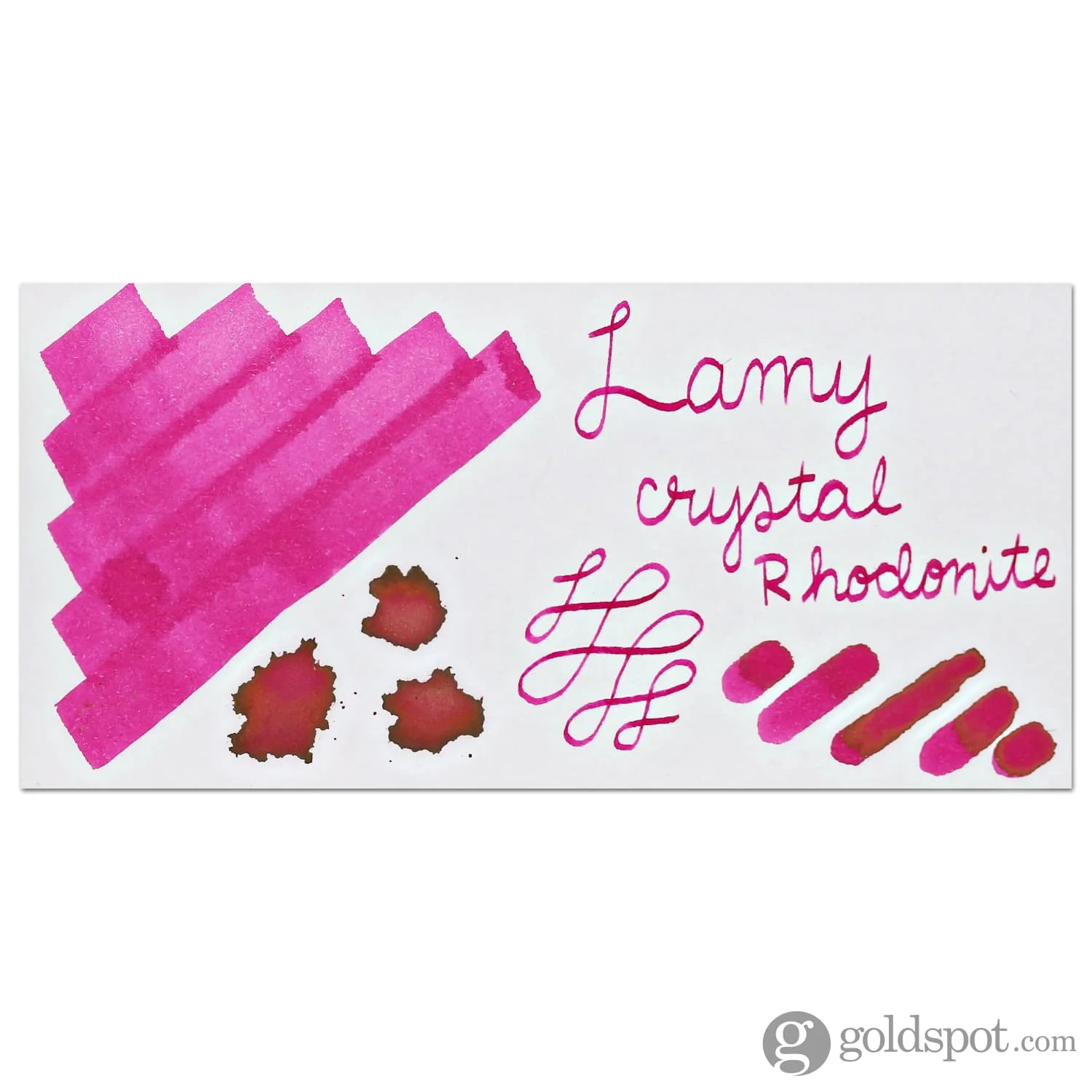 Lamy T53 Crystal Bottled Ink in Rhodonite - 30 mL - Image 2