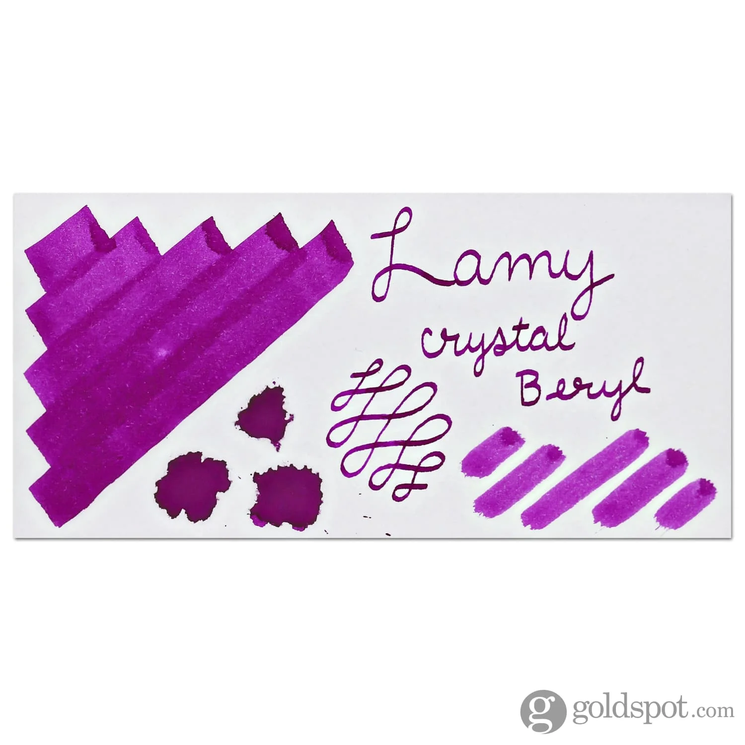 Lamy T53 Crystal Bottled Ink in Beryl - 30 mL - Image 2