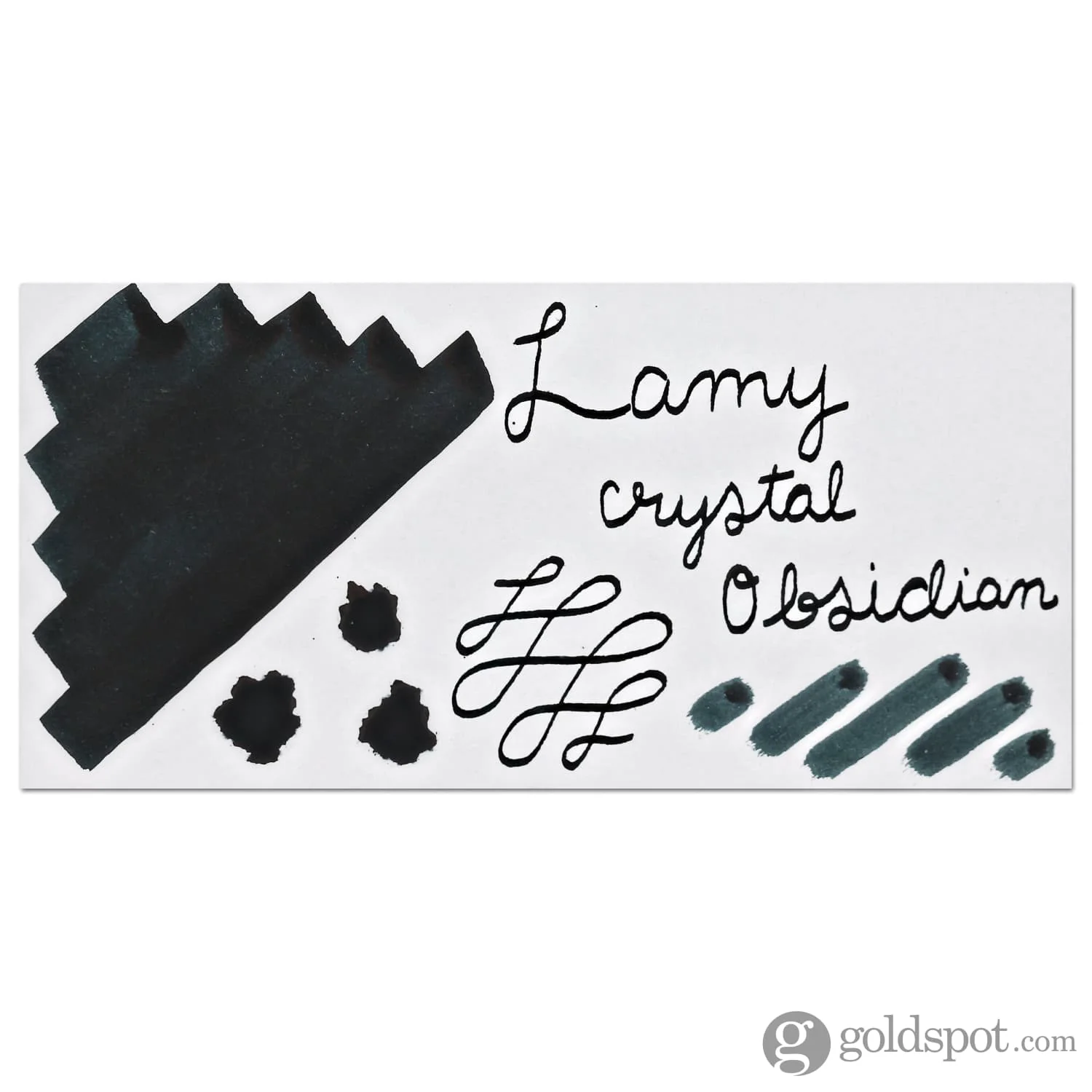 Lamy T53 Crystal Bottled Ink in Obsidian - 30 mL - Image 2