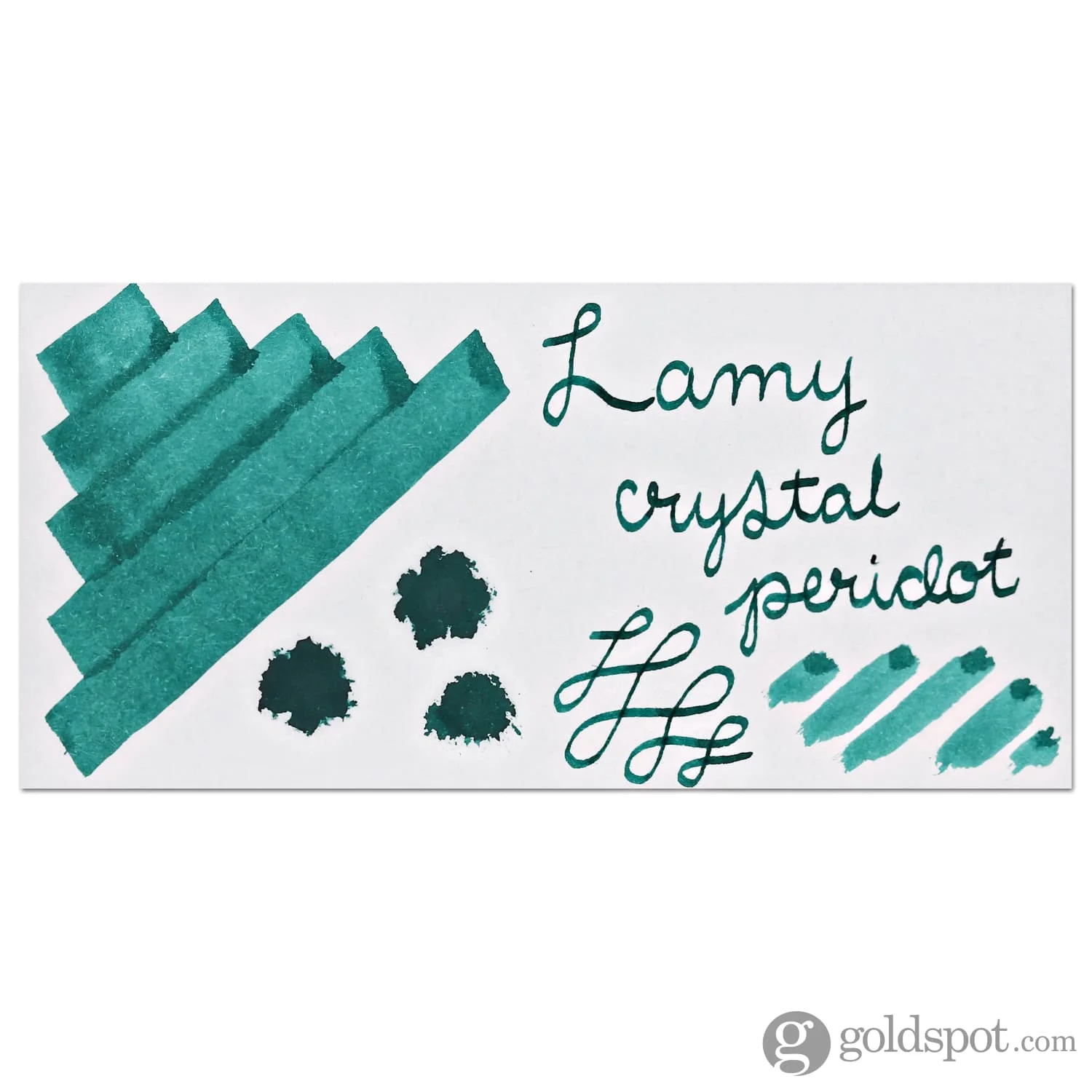 Lamy T53 Crystal Bottled Ink in Peridot - 30 mL - Image 2