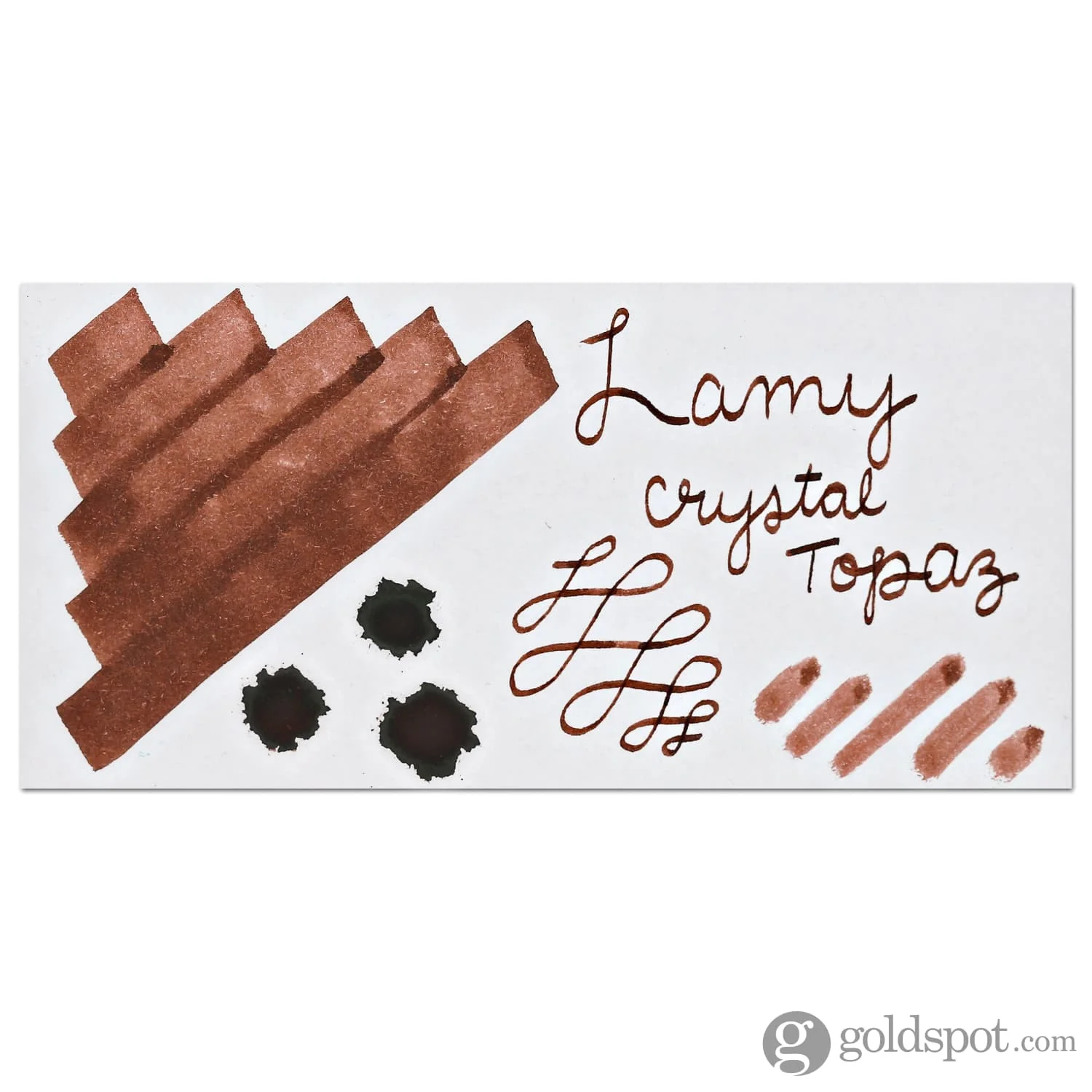 Lamy T53 Crystal Bottled Ink in Topaz - 30 mL - Image 2