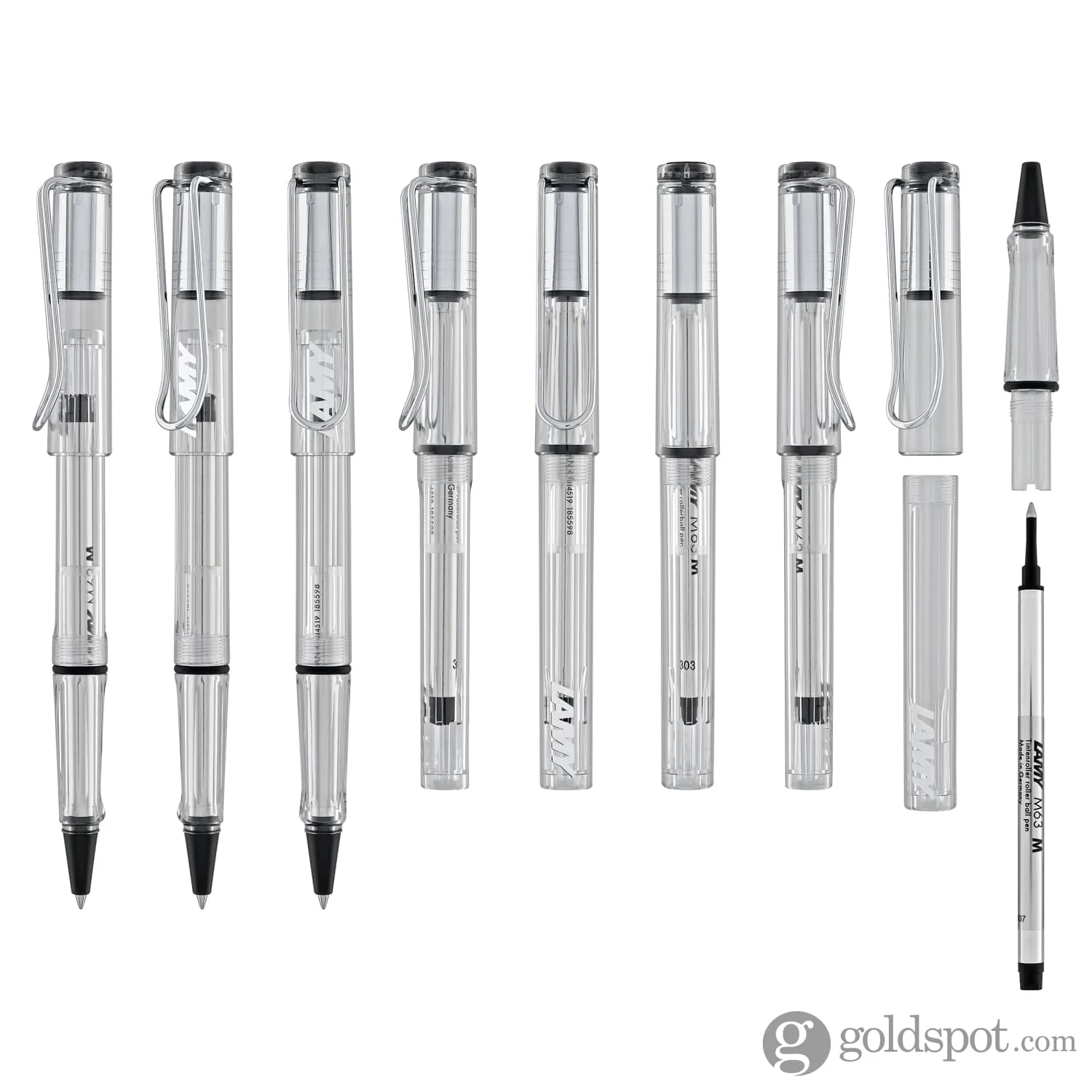 Lamy Vista Rollerball Pen in Clear Demonstrator - Image 8