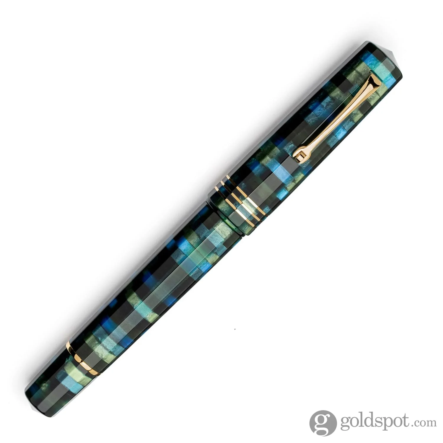 Leonardo Dodici Fountain Pen in Mosaico No. 8 Size 14kt Gold Nib - Image 3