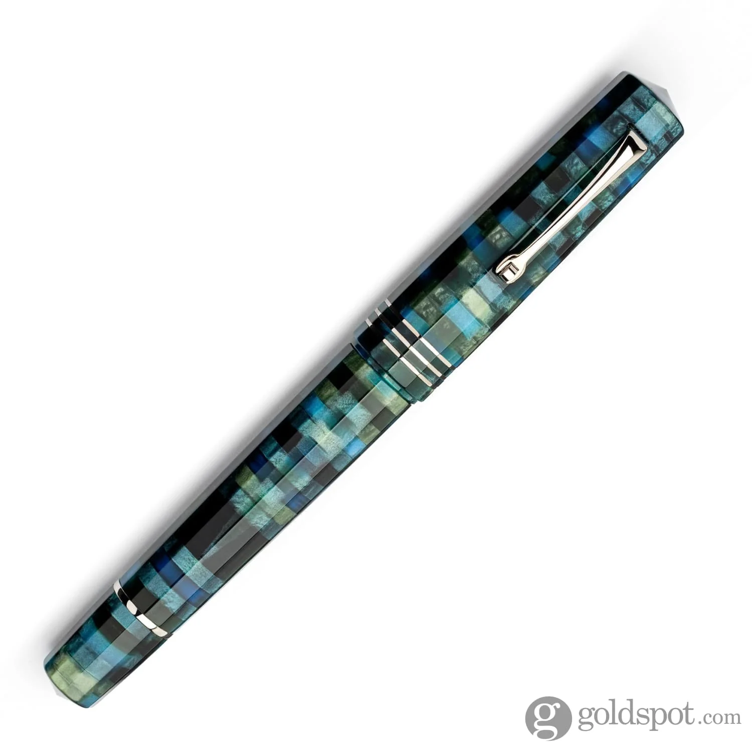 Leonardo Dodici Fountain Pen in Mosaico No. 8 Size 14kt Gold Nib - Image 4