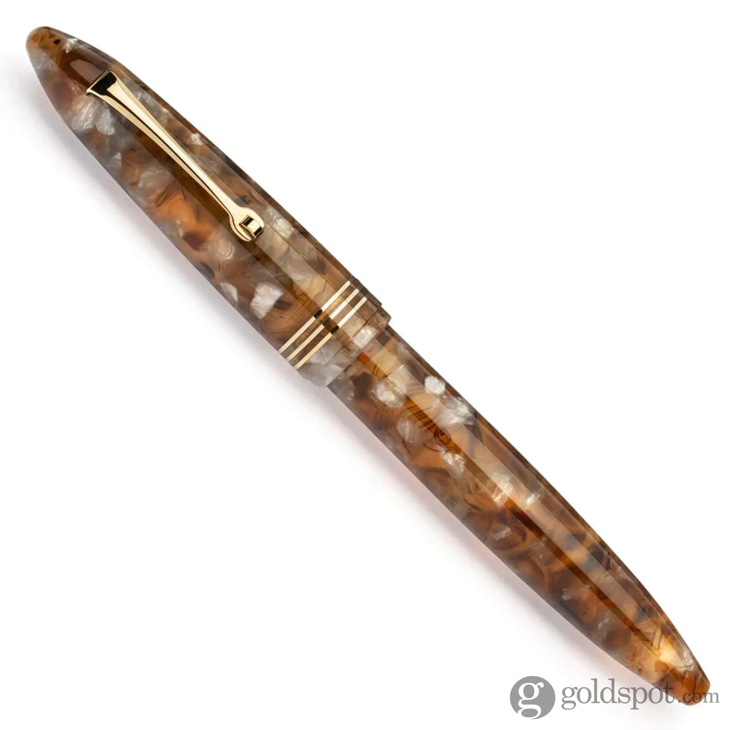 Leonardo Furore Fountain Pen in Acque Ambrate - Image 3