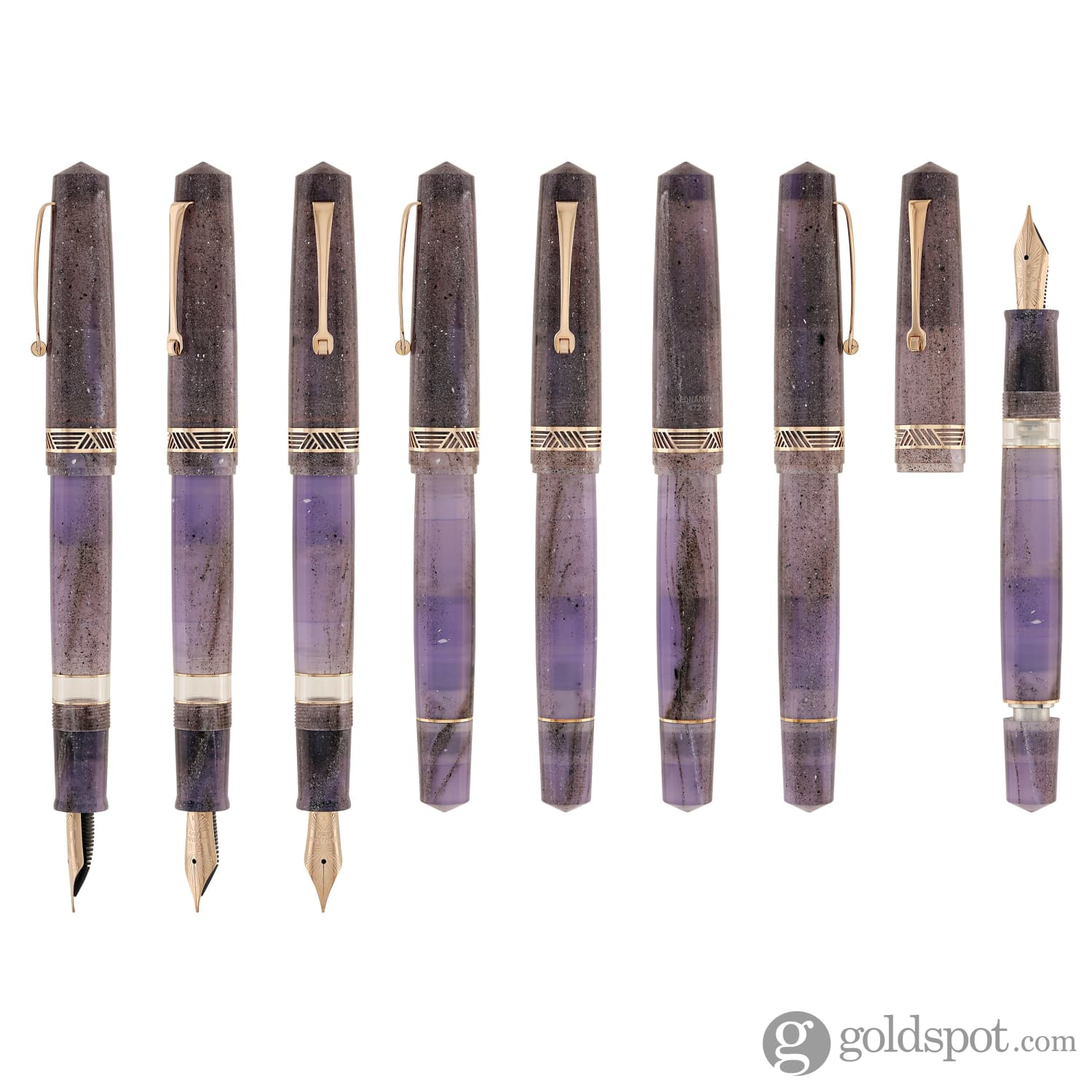Leonardo Momento Magico Fountain Pen in Amethyst - Image 10