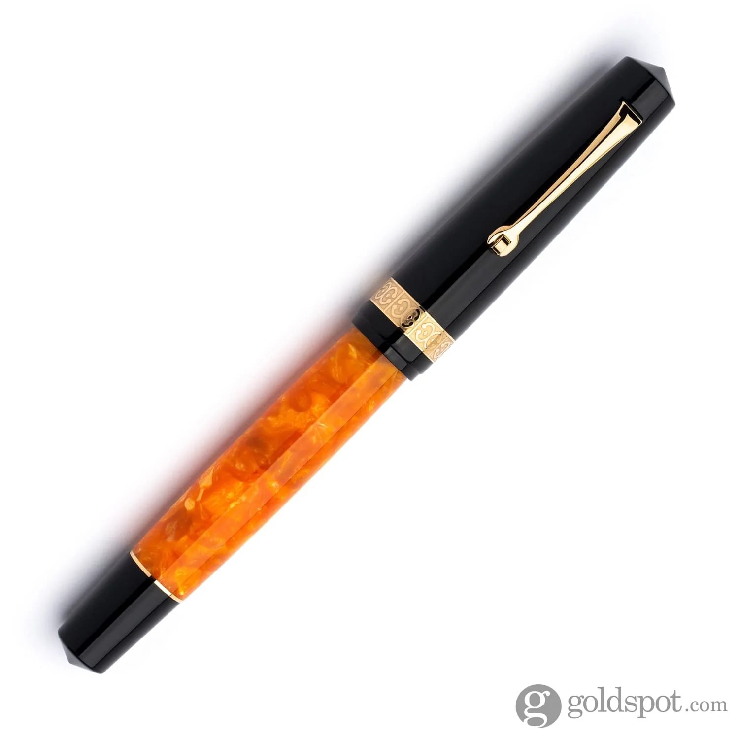 Leonardo Momento Magico Fountain Pen in DNA Black and Orange - Image 3
