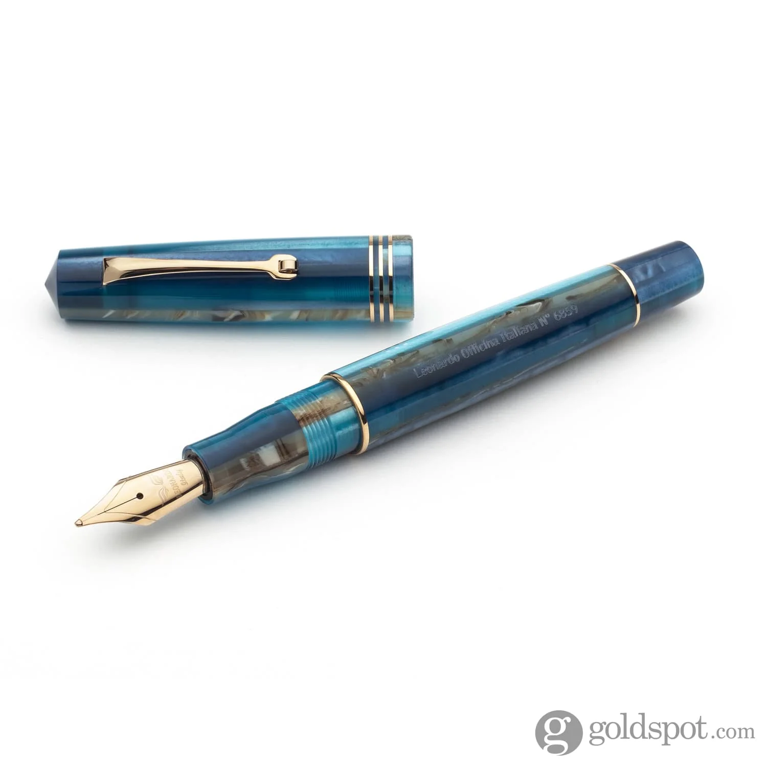 Leonardo Momento Zero Fountain Pen in Blue Hawaii 2021 - Image 8