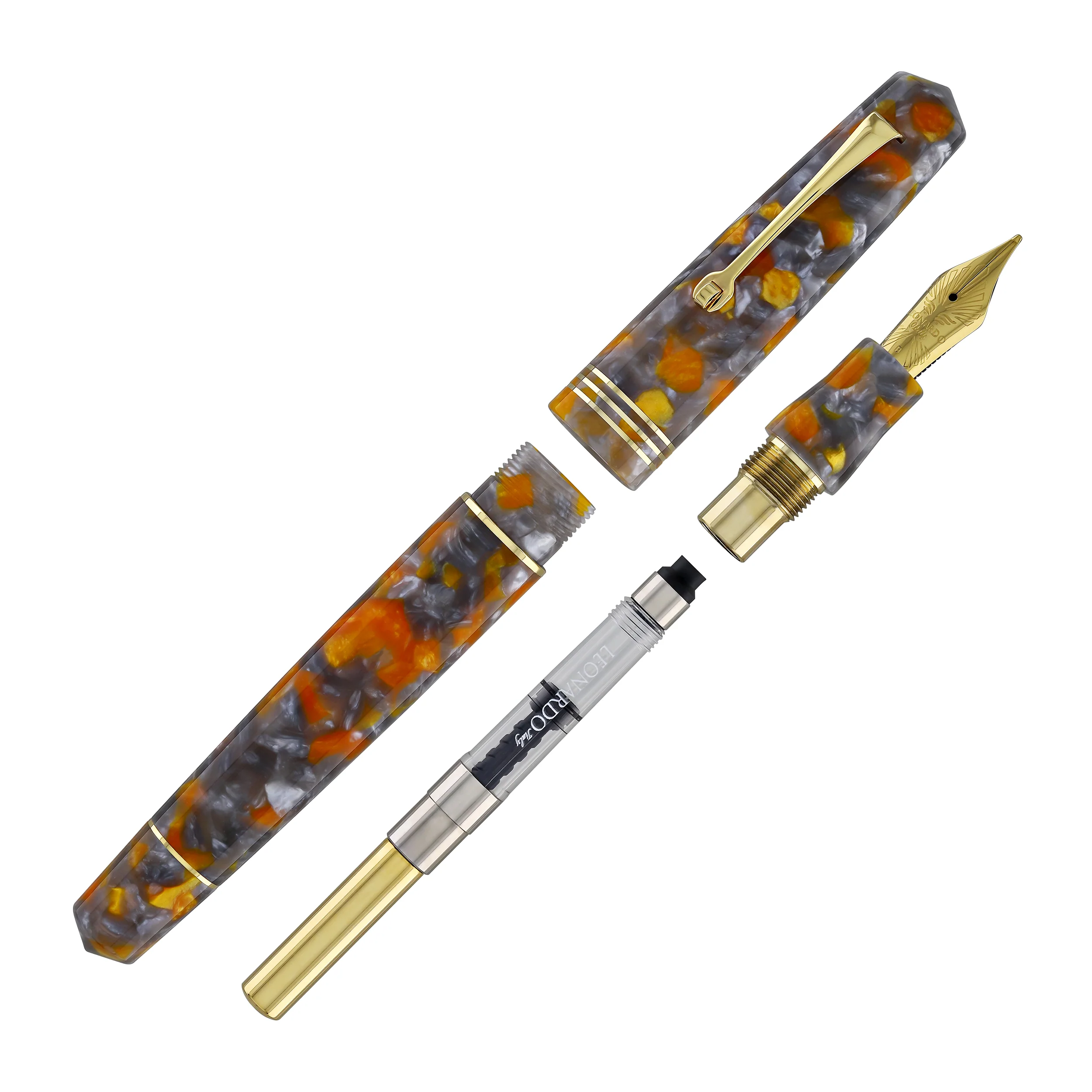 Leonardo Momento Zero Fountain Pen in Lava e Cenere - Image 7