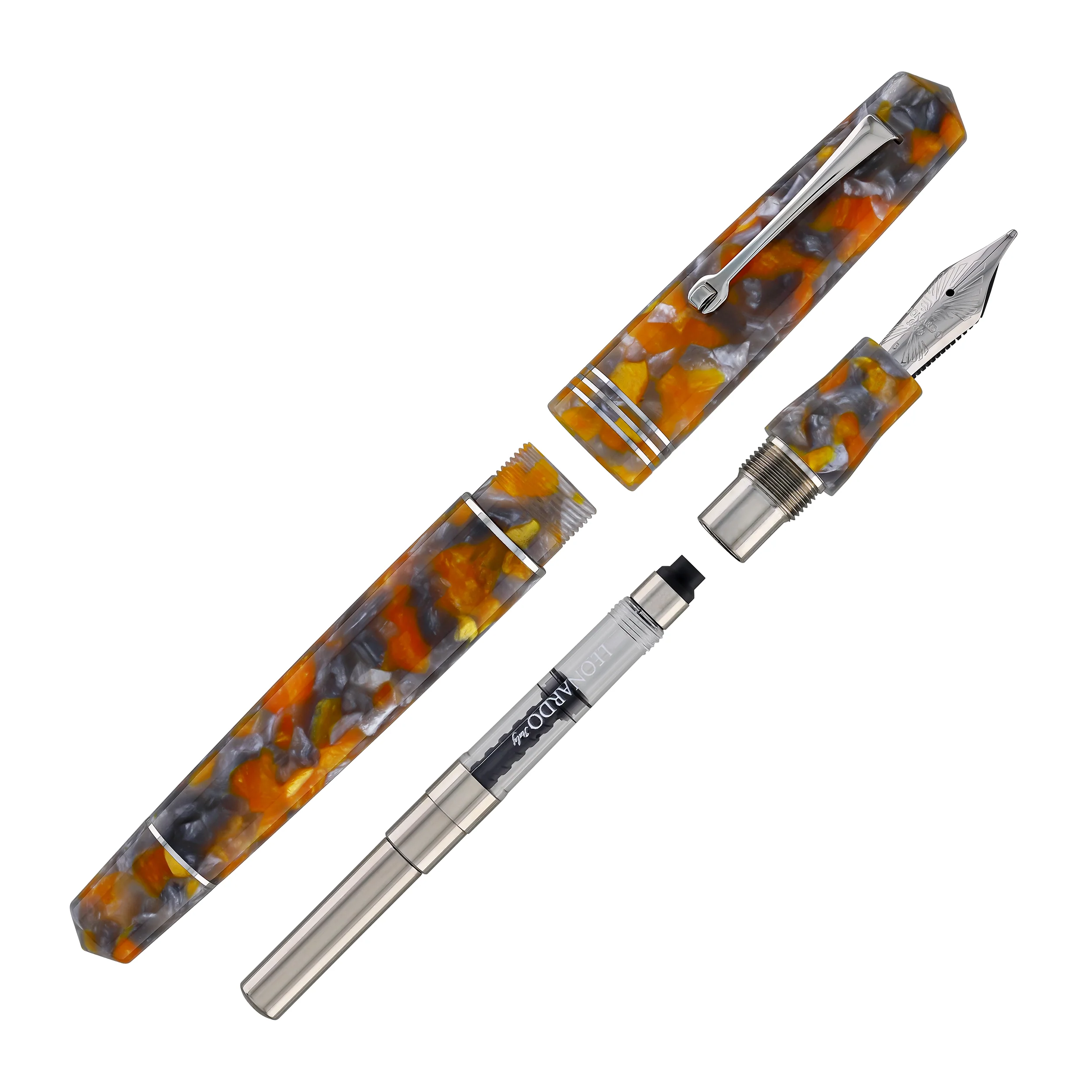 Leonardo Momento Zero Fountain Pen in Lava e Cenere - Image 8