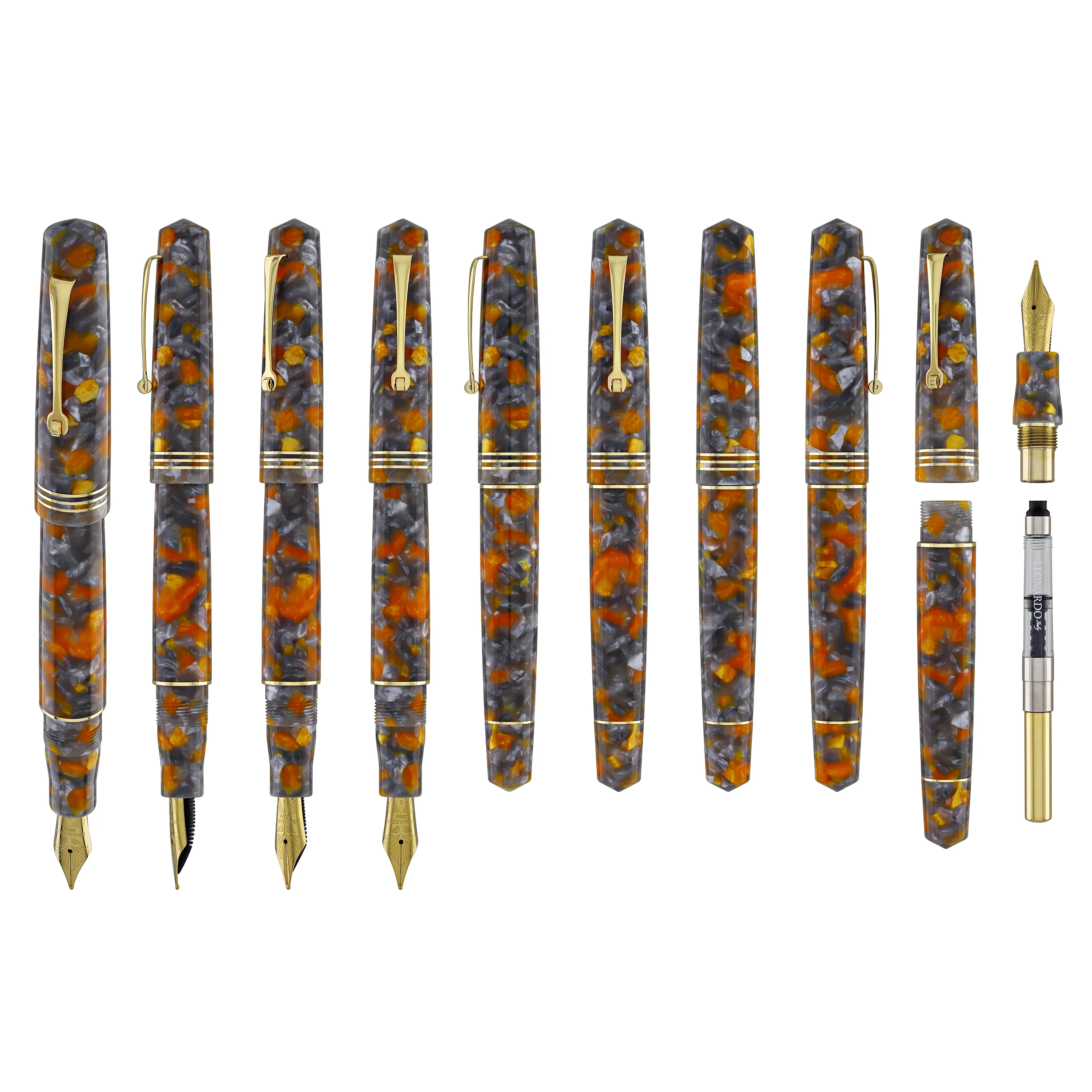 Leonardo Momento Zero Fountain Pen in Lava e Cenere - Image 9
