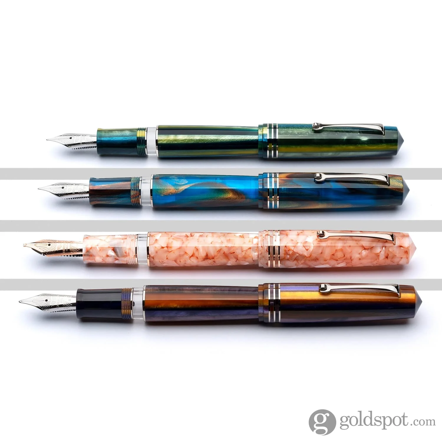 Leonardo Momento Zero Grande 2.0 Fountain Pen in Angel Skin - 14kt Gold - Image 7
