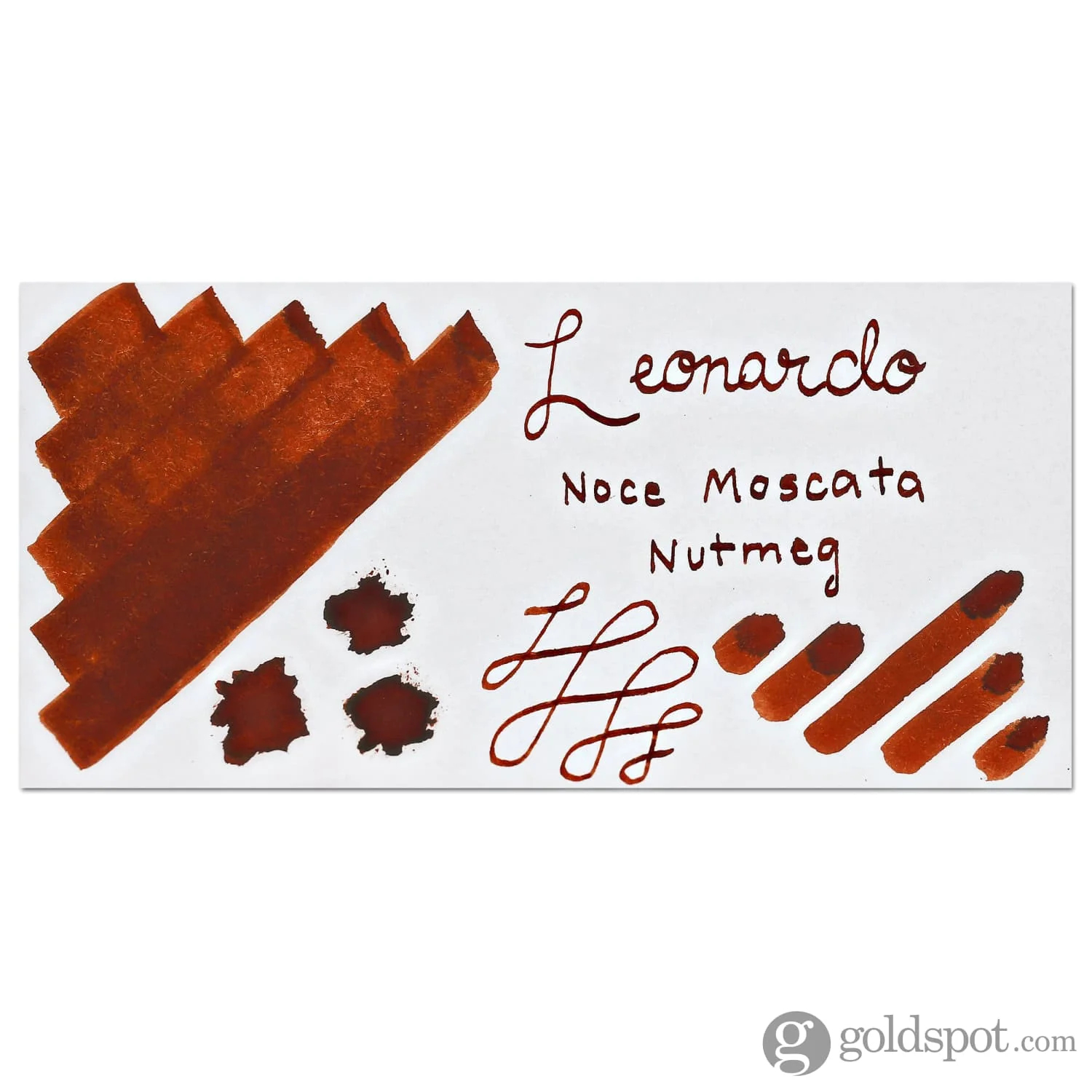 Leonardo Officina Bottled Ink in Noce Moscata Nutmeg - 40 mL - Image 2