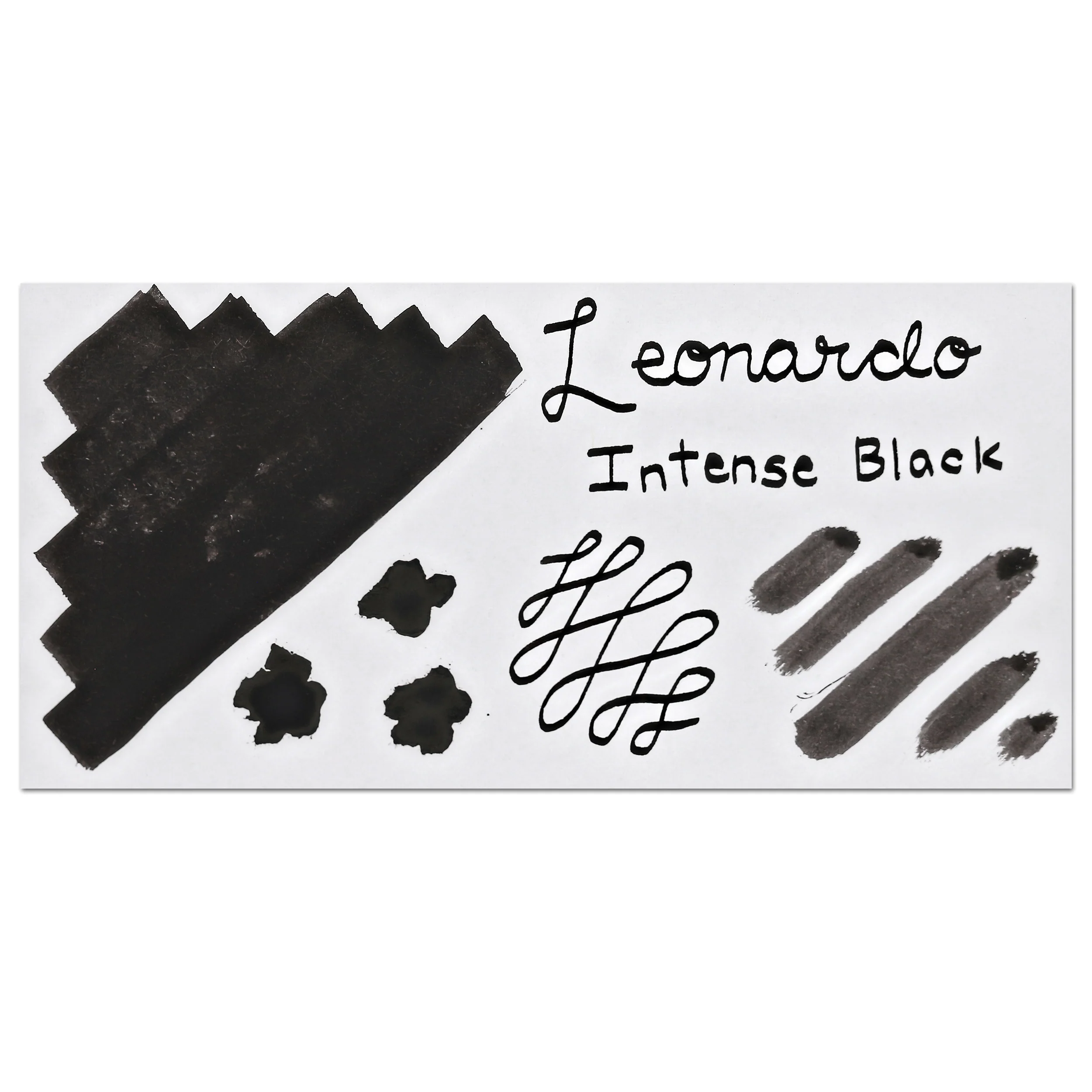 Leonardo Officina Bottled Ink in Intense Black - 40 mL - Image 2
